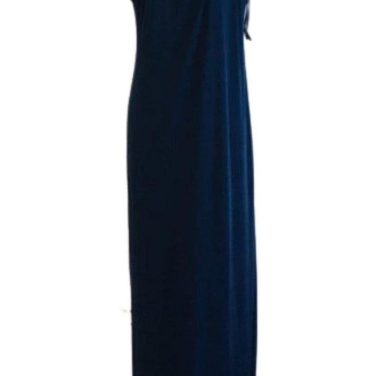 BCBGMAXAZRIA Navy One Shoulder Dress – Runway Catalog