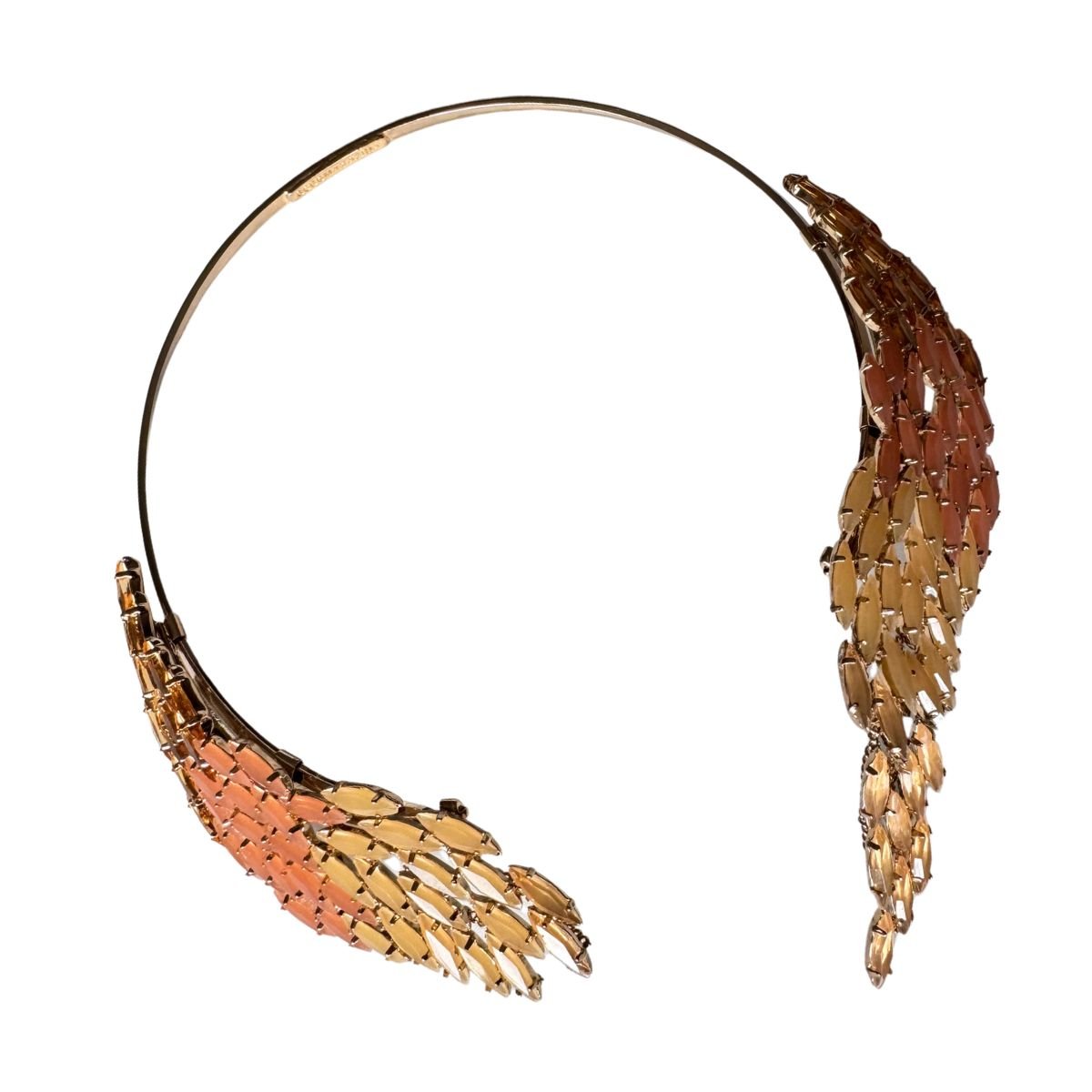 BCBGMAXAZRIA Ombre Stone Collar Necklace - Runway Catalog