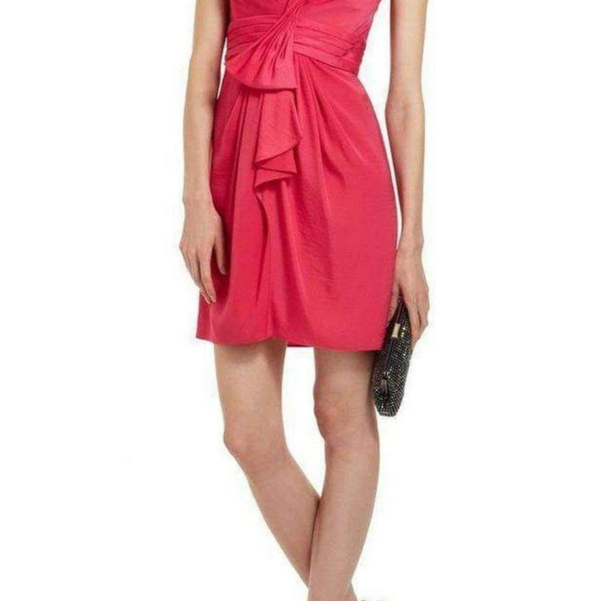 bcbg red cocktail dress Lace & Jersey Gown