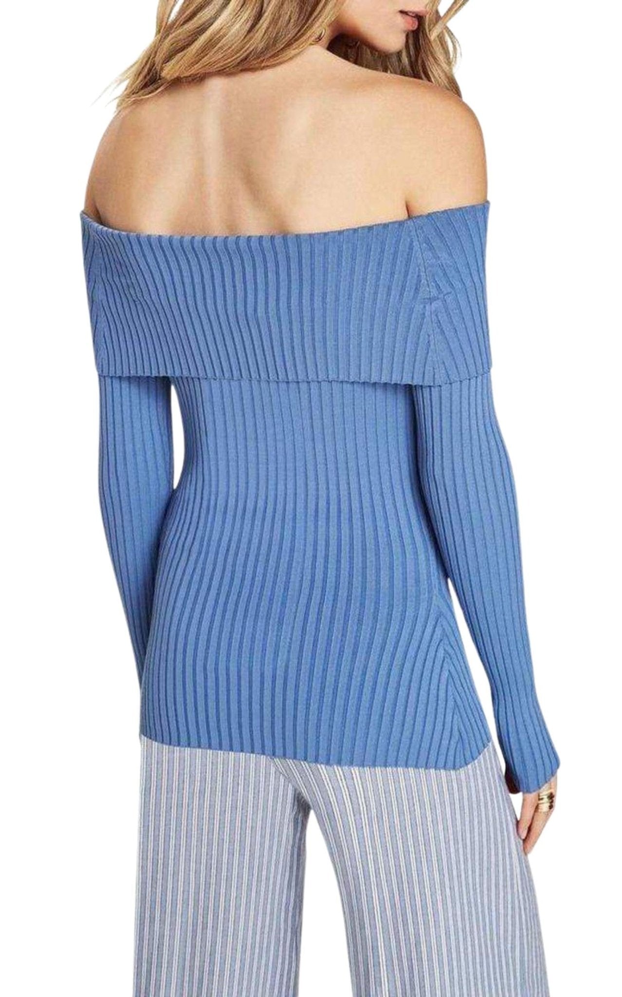 BCBGMAXAZRIA Risa Off - The - Shoulder Sweater - Runway Catalog