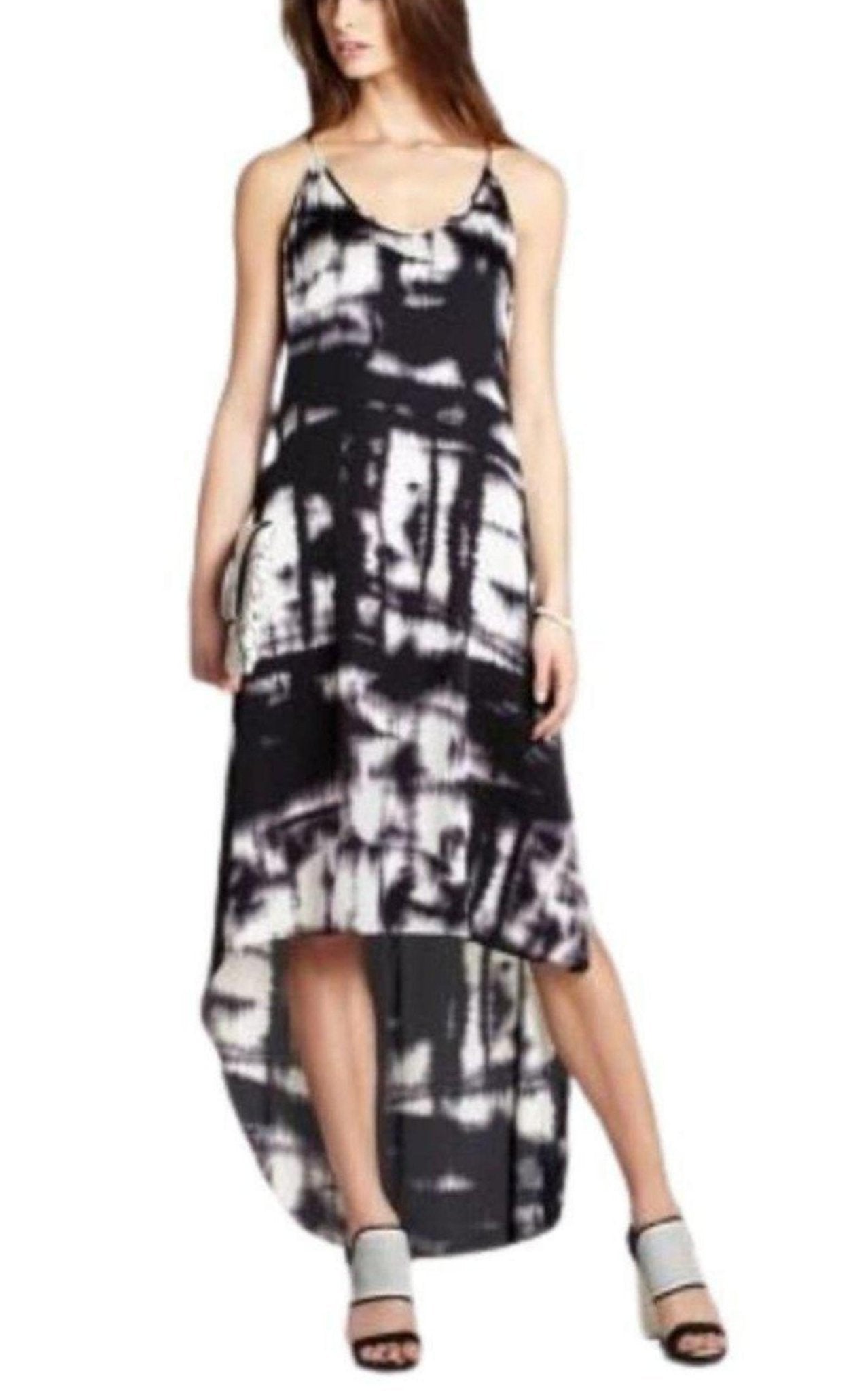 BCBGMAXAZRIA Rory Black High - Low Hem Dress - Runway Catalog