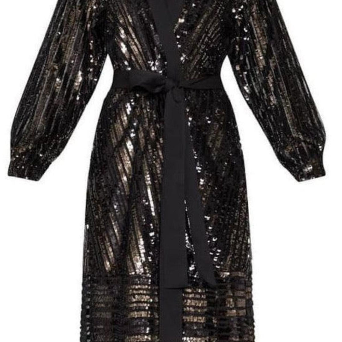 BCBGMAXAZRIA Sequin Wrap Dress Runway Catalog BCBGMAXAZRIA Sequin Wrap Dress Runway Catalog