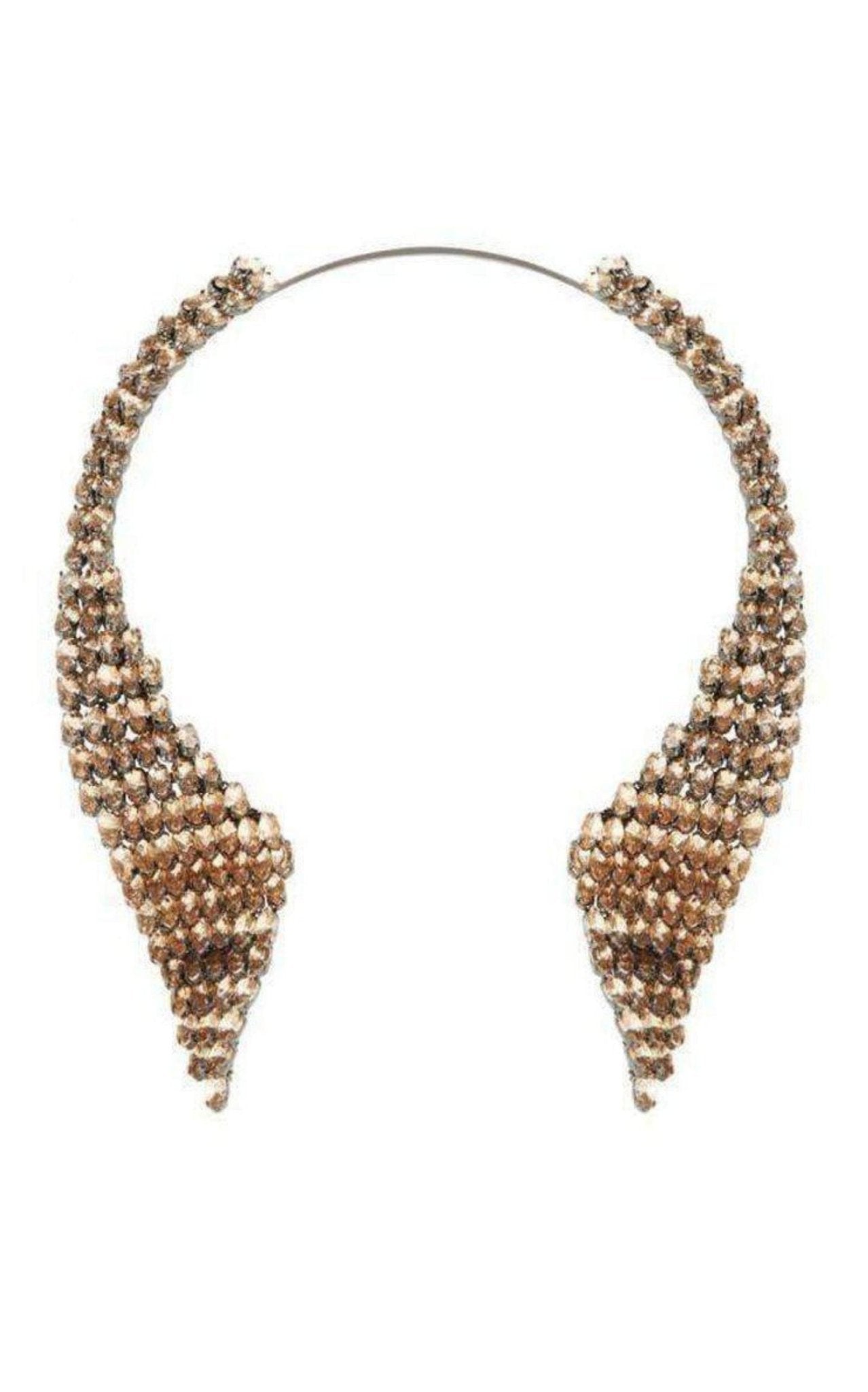BCBGMAXAZRIA Shadow Blush Stone Collar Necklace - Runway Catalog