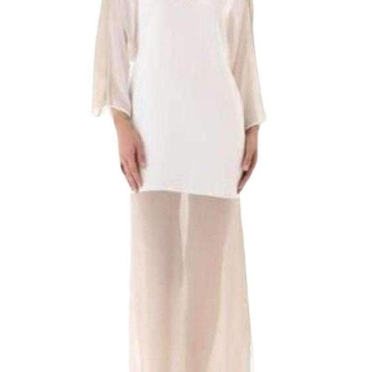 BCBGMAXAZRIA Sheer Chiffon Panels Silk Dress – Runway Catalog
