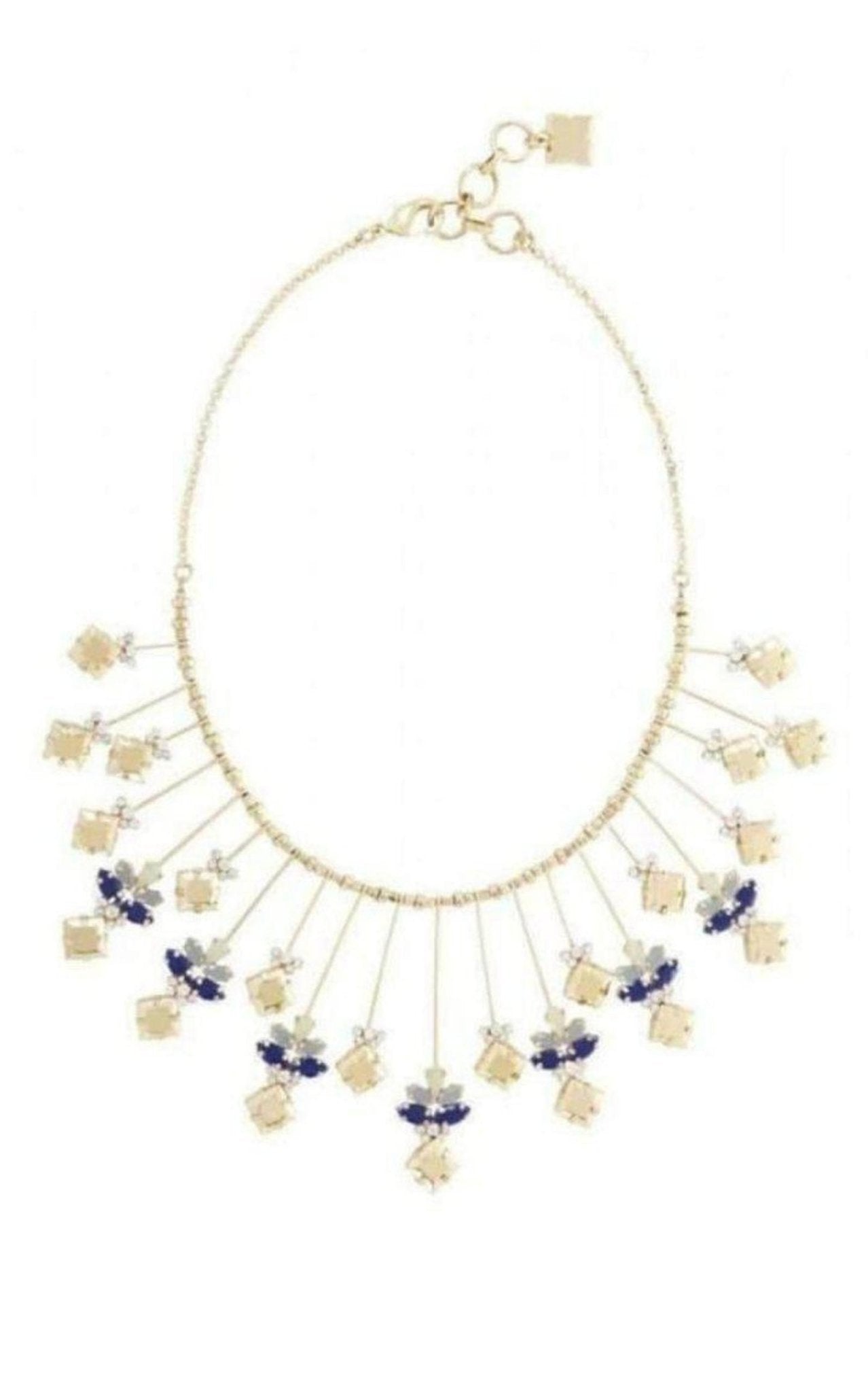 BCBGMAXAZRIA Square Stone Sunburst Necklace - Runway Catalog