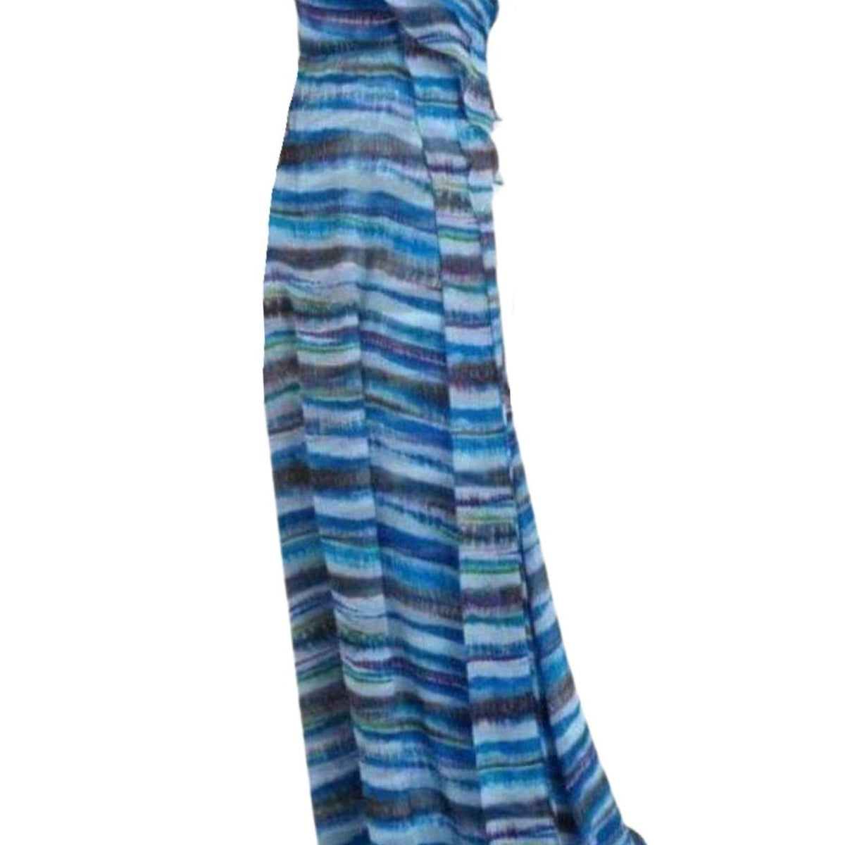 BCBGMAXAZRIA Stella One Shoulder Dreamy Print Silk Dress  Runway Catalog