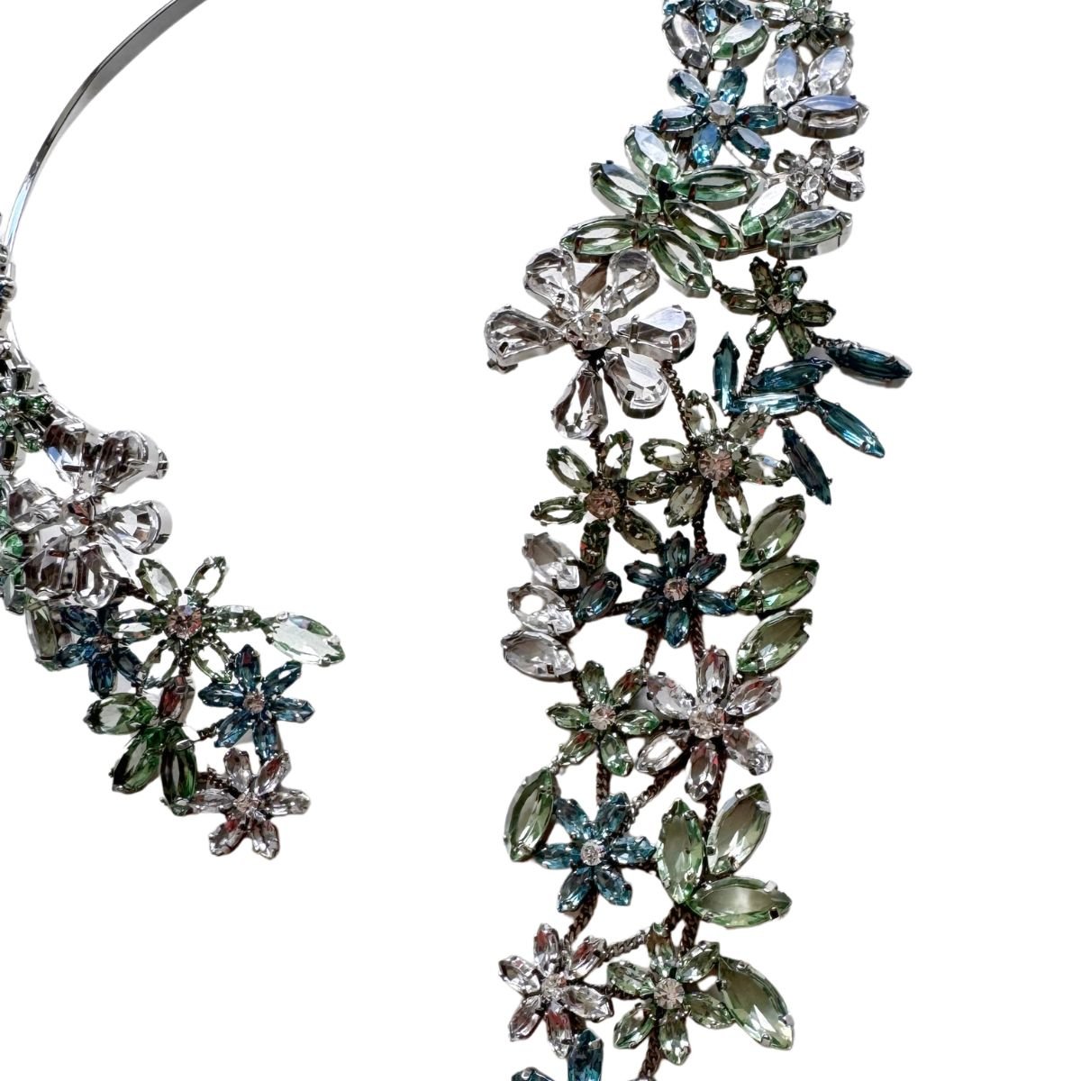BCBGMAXAZRIA Stone Floral Necklace - Runway Catalog