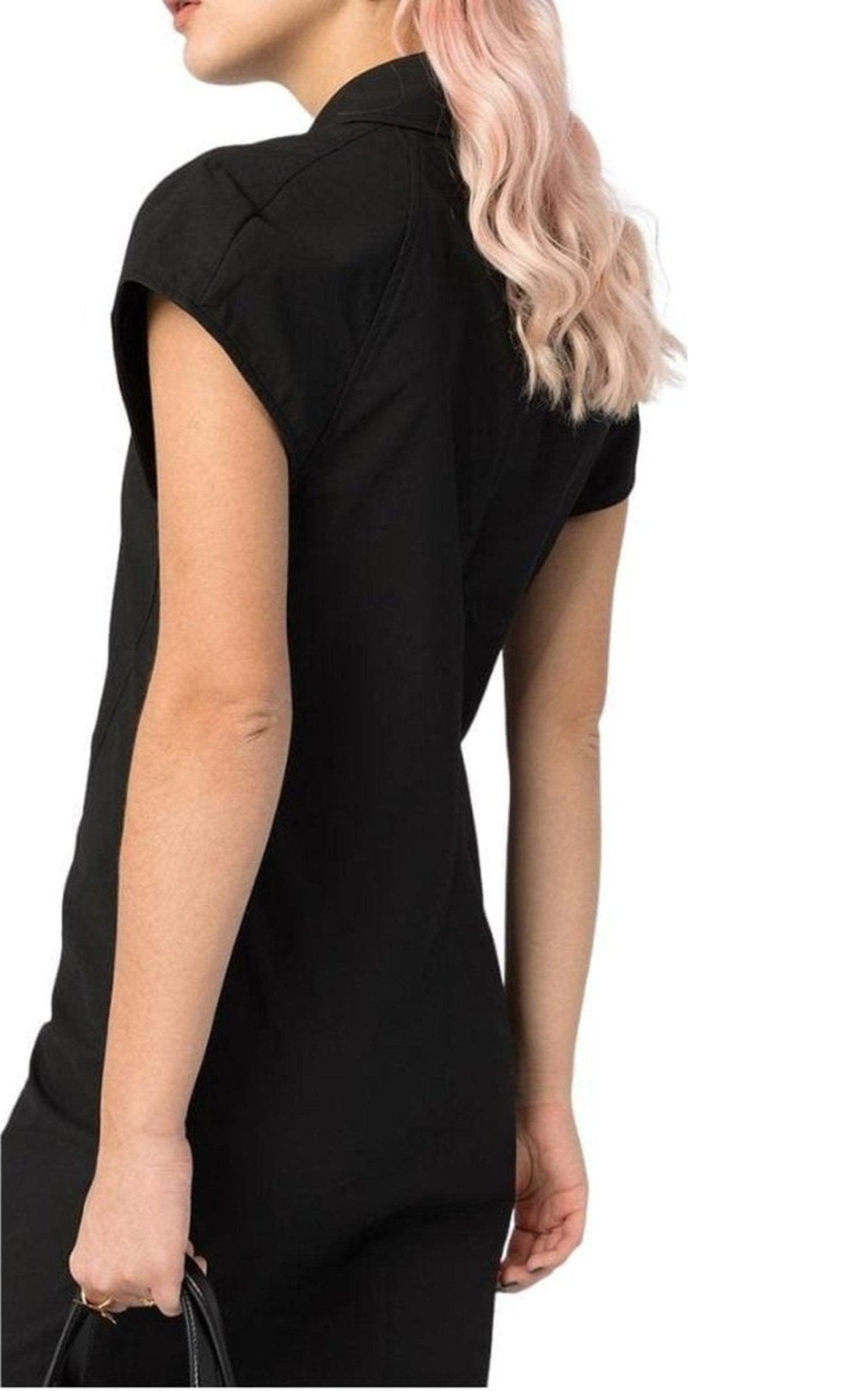 Bottega Veneta Button - detailed Cotton - blend Midi Shirt Dress - Runway Catalog