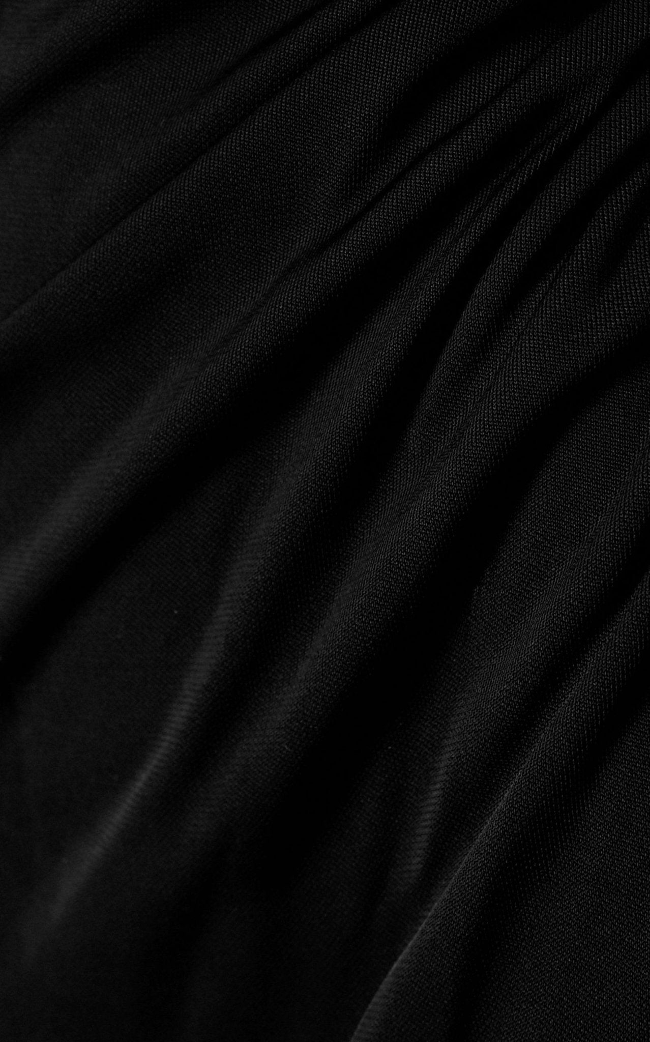 Brandon Maxwell Cape - effect Draped Stretch Jersey Gown - Runway Catalog