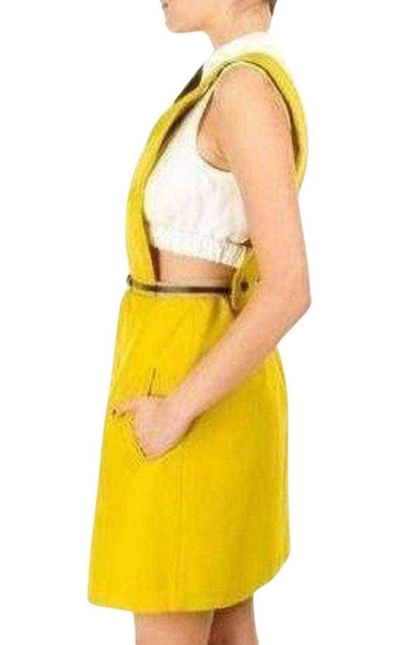 Carven Open Back Pinafore Dress - Runway Catalog