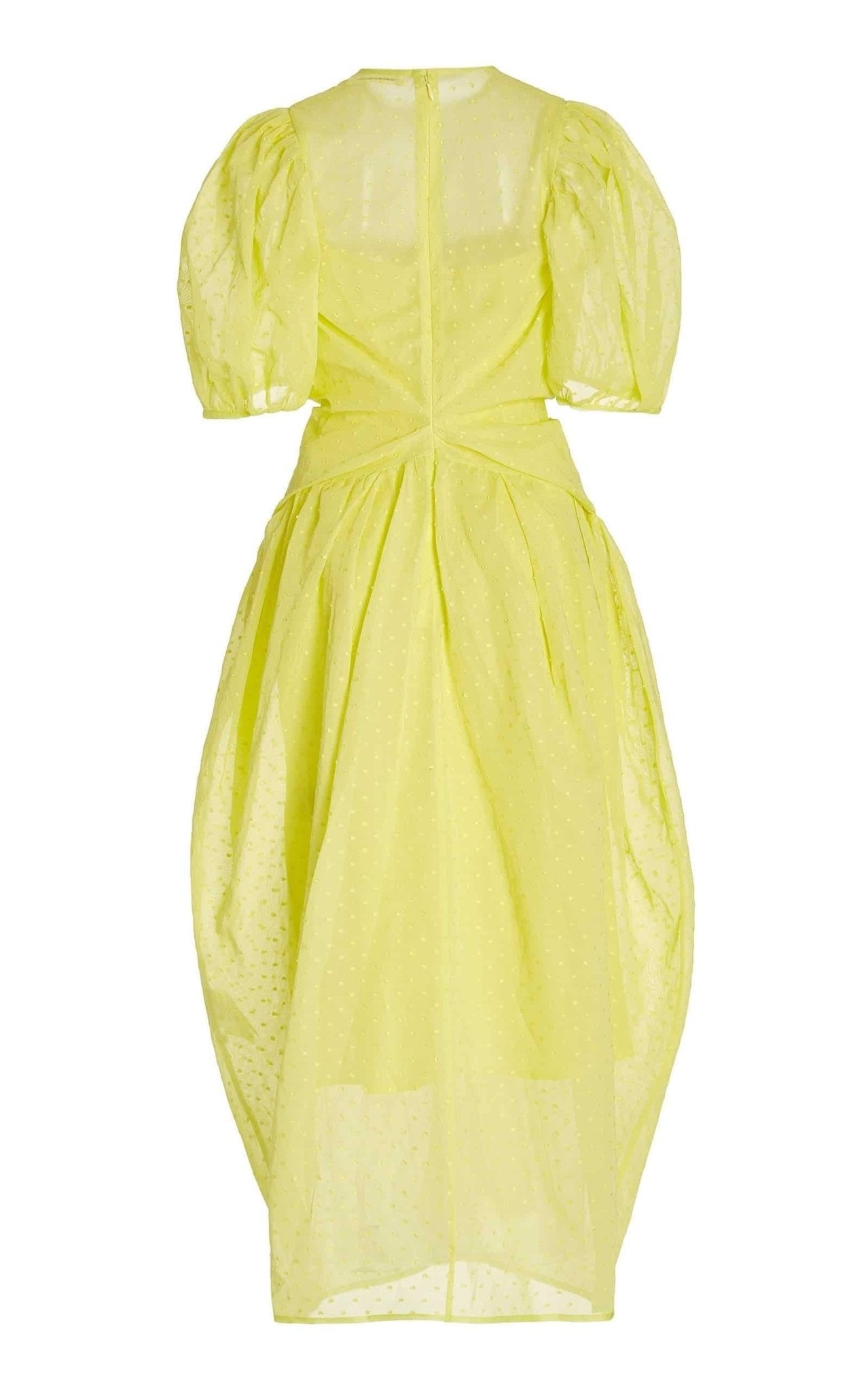 Cecilie Bahnsen Juniper Puff - Sleeved Midi Dress - Runway Catalog