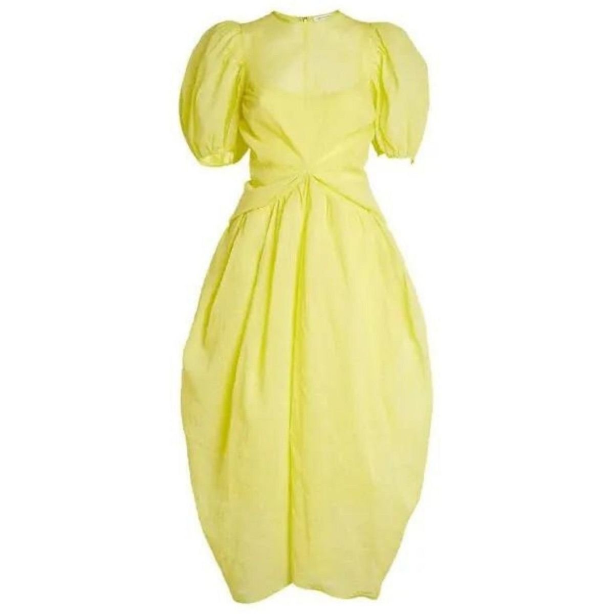 Cecilie Bahnsen Juniper Puff - Sleeved Midi Dress - Runway Catalog