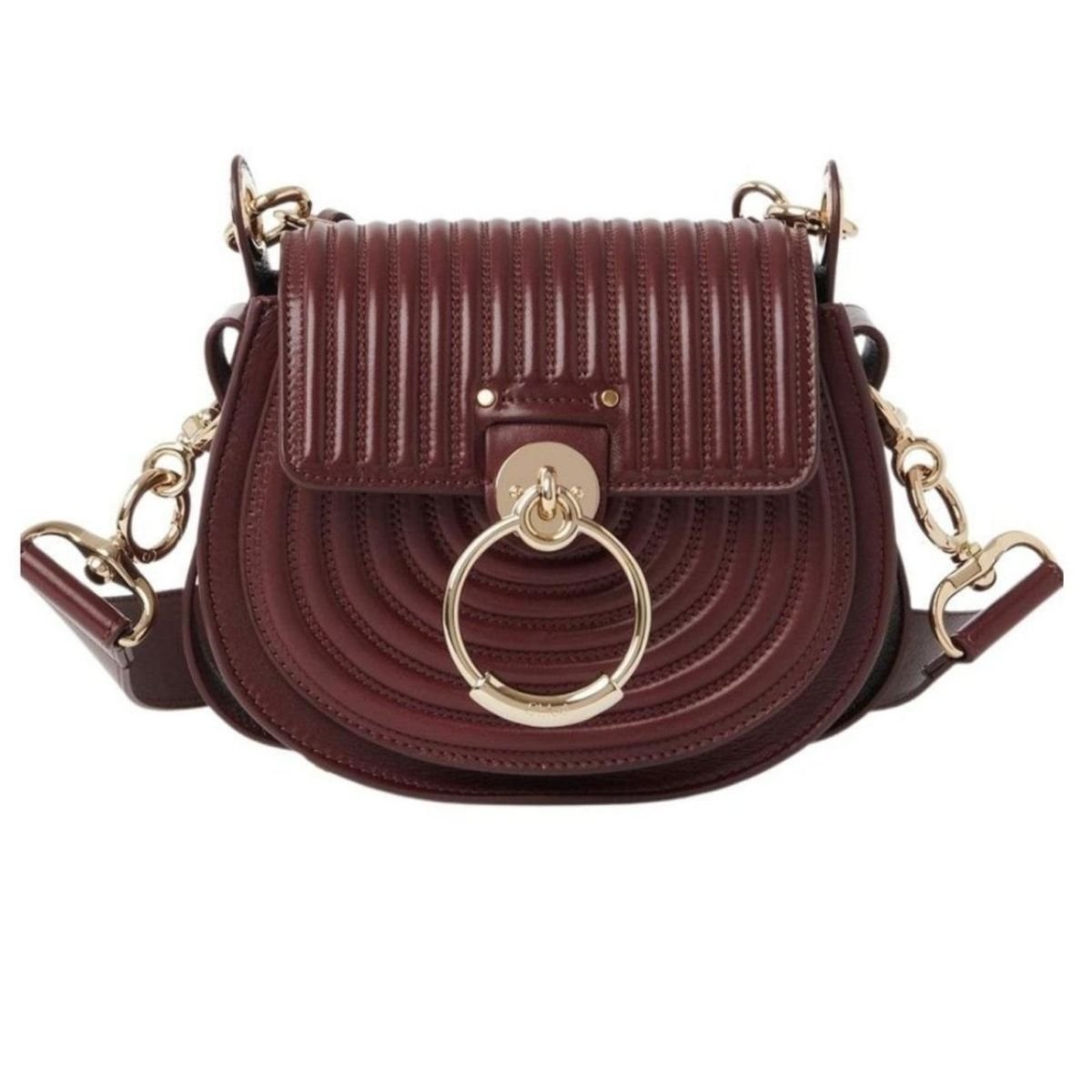 Chloe Small Tess Quilted Leather Crossbody Bag - Runway Catalog