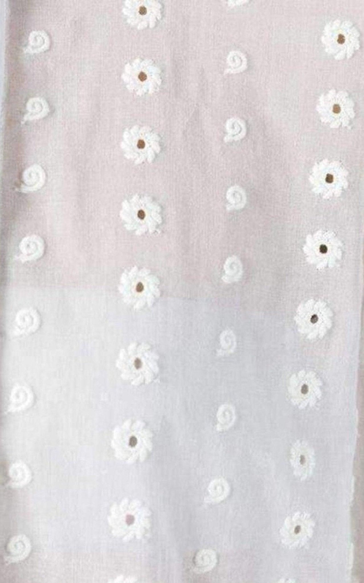 Chloe White Cotton Embroidered Shirt - Runway Catalog