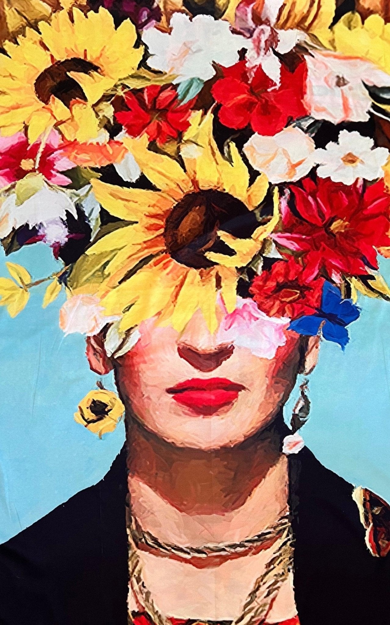 Cult Moda doppelseitiger Seidenschal – Laufsteg-Katalog