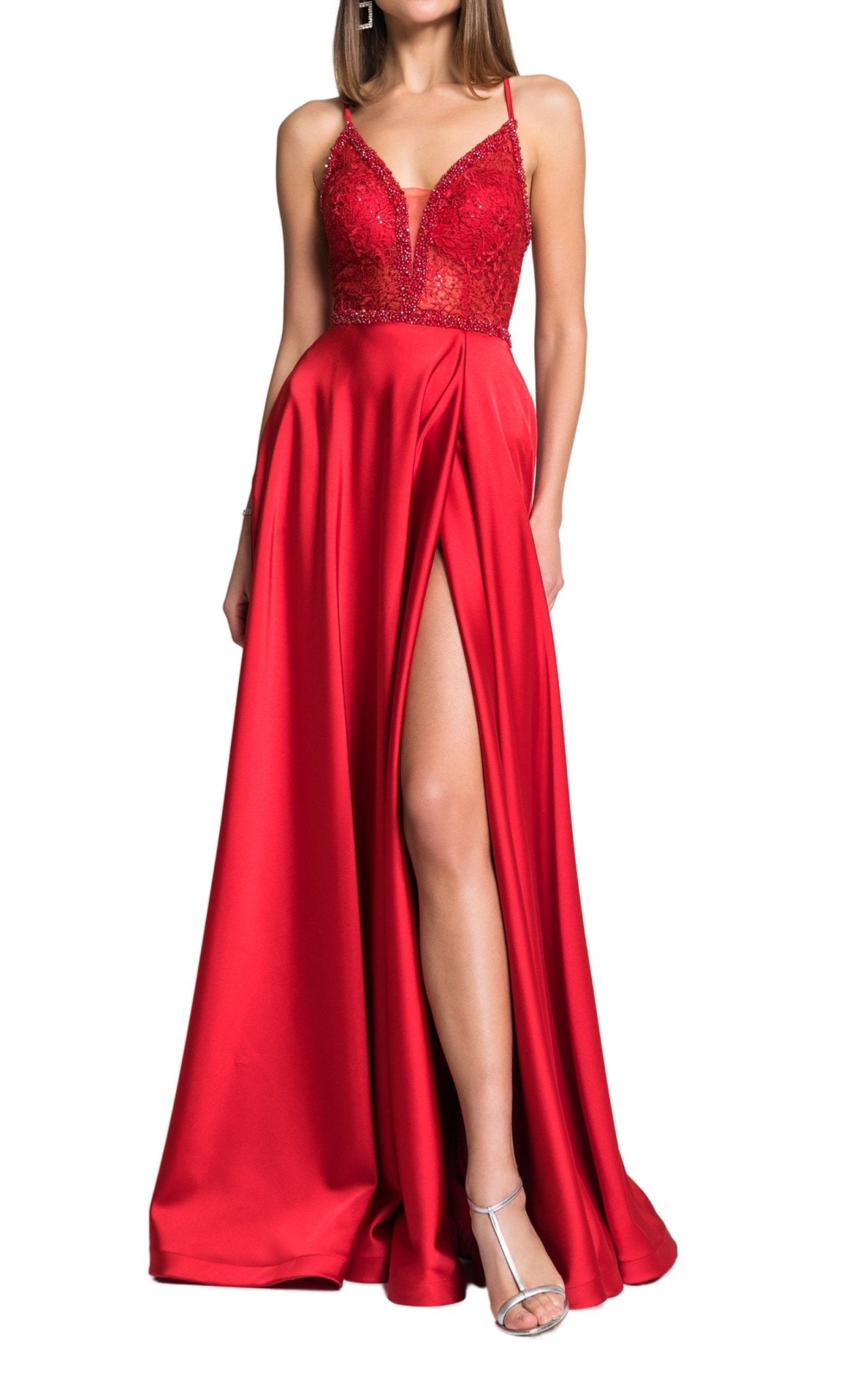 Cult Moda Open Back Formal Long Prom Ball Gown - Runway Catalog