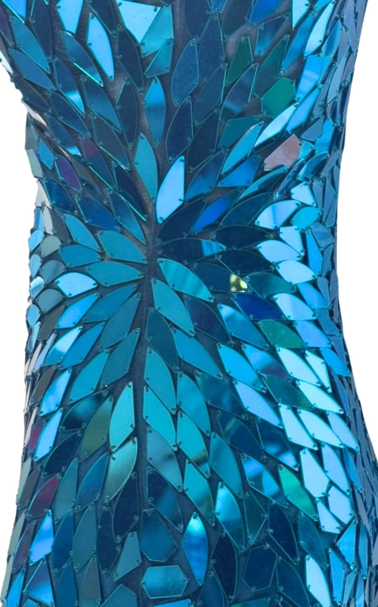 Cult Moda Shattered Mirror Blue Mini Dress - Runway Catalog
