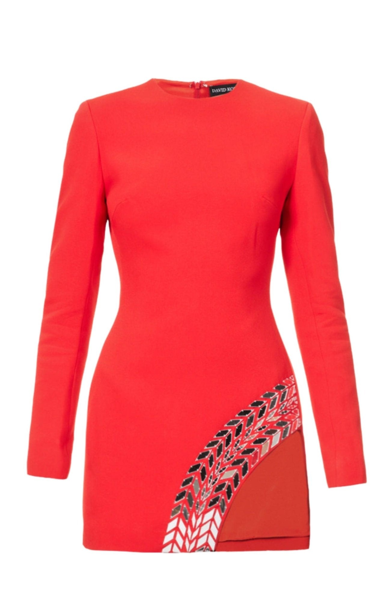 David Koma Plexiglass Tyre Track Mini Dress - Runway Catalog