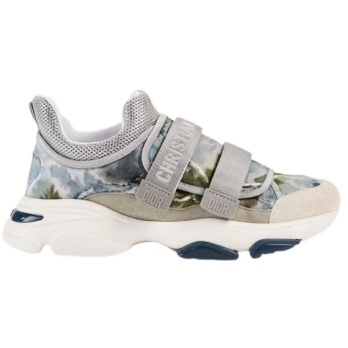 Dior D - Wander Camouflage Techno Fabric Sneakers - Runway Catalog