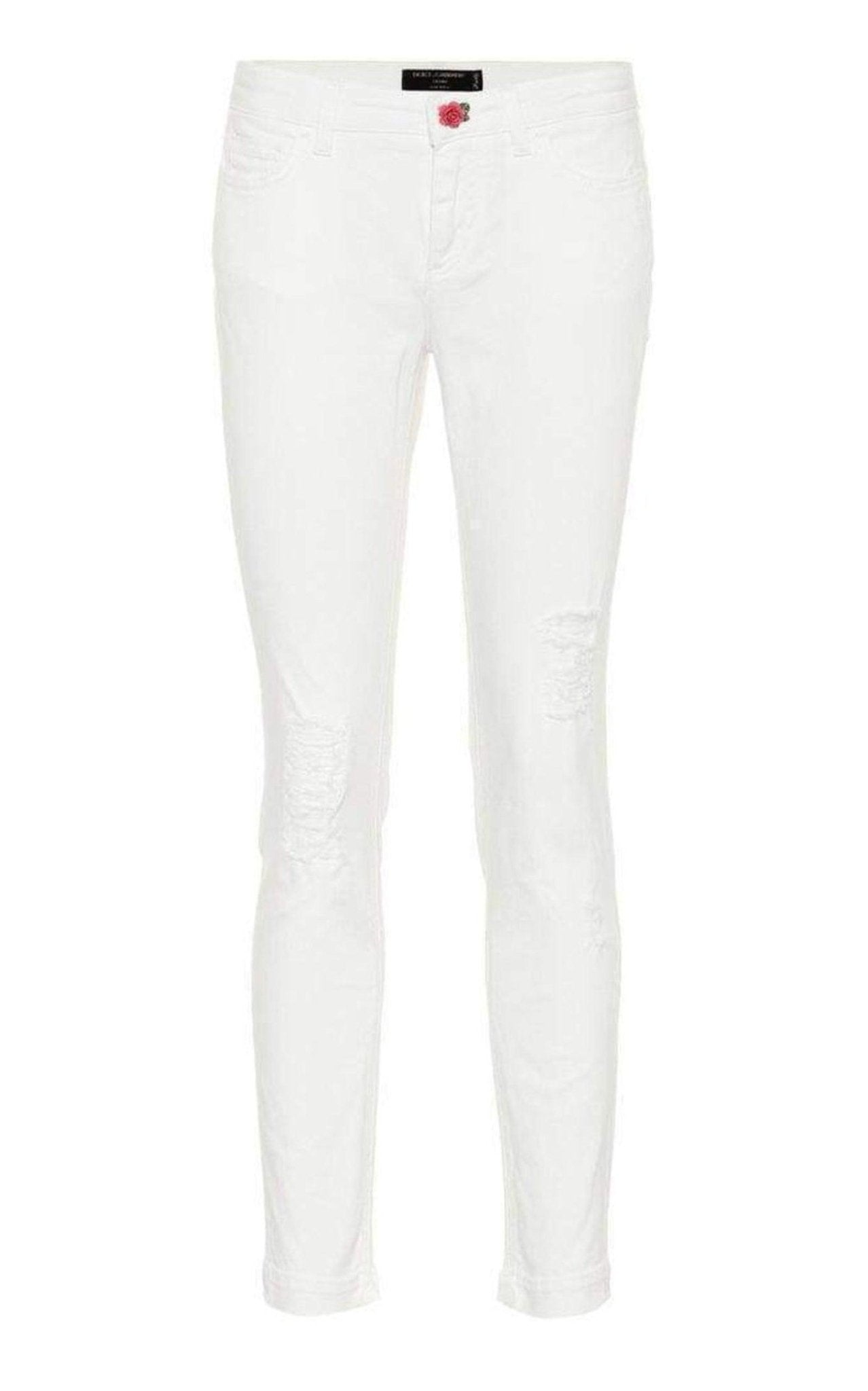 Dolce & Gabbana Fit Distressed Jeans - Runway Catalog
