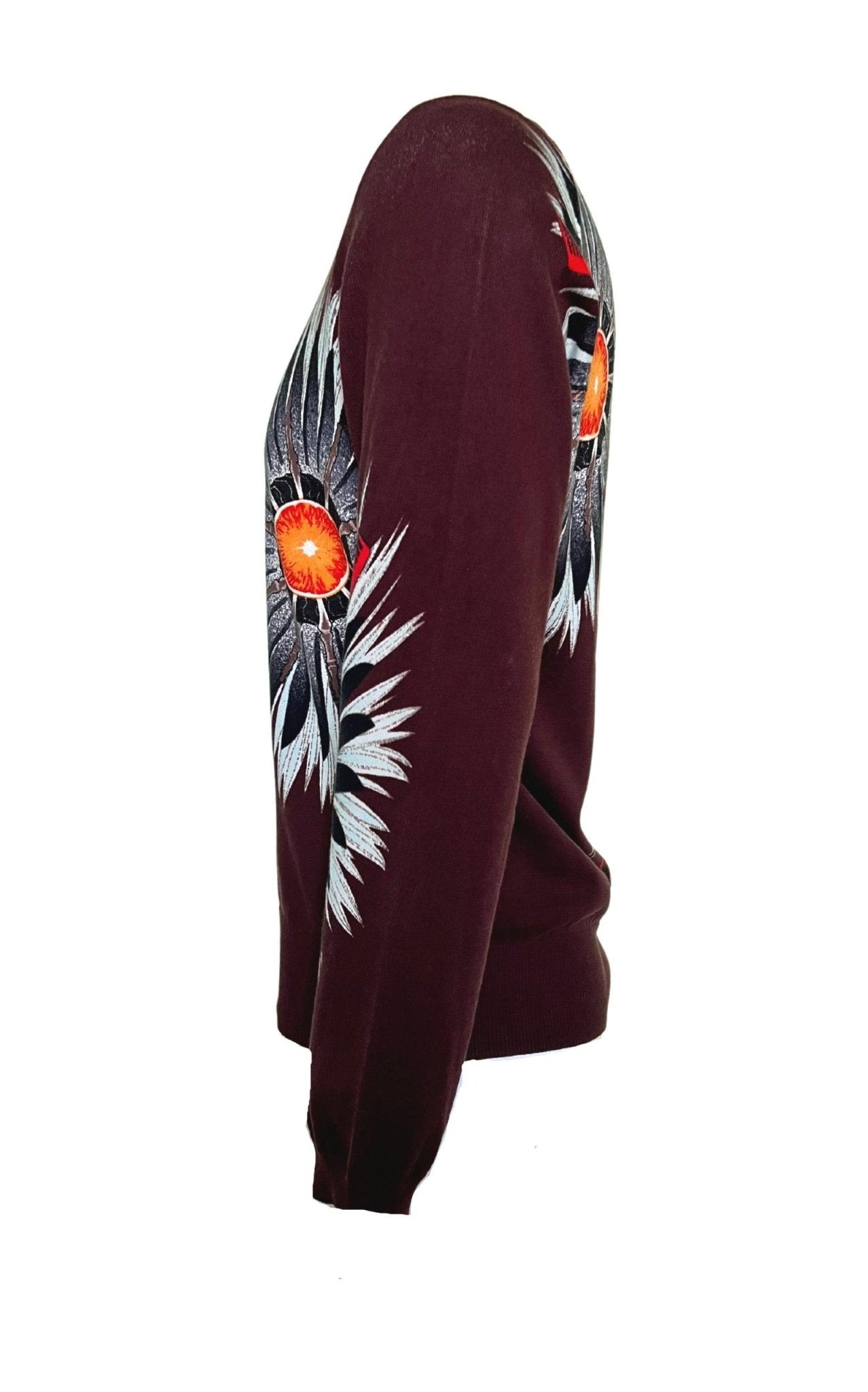 drykorn for beautiful people Cotton Flower Print Sweater - Runway Catalog