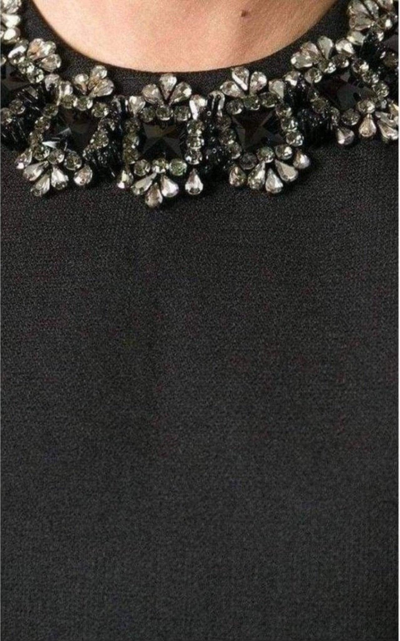 Dsquared2 Black Jewel Embellished Mini Dress - Runway Catalog