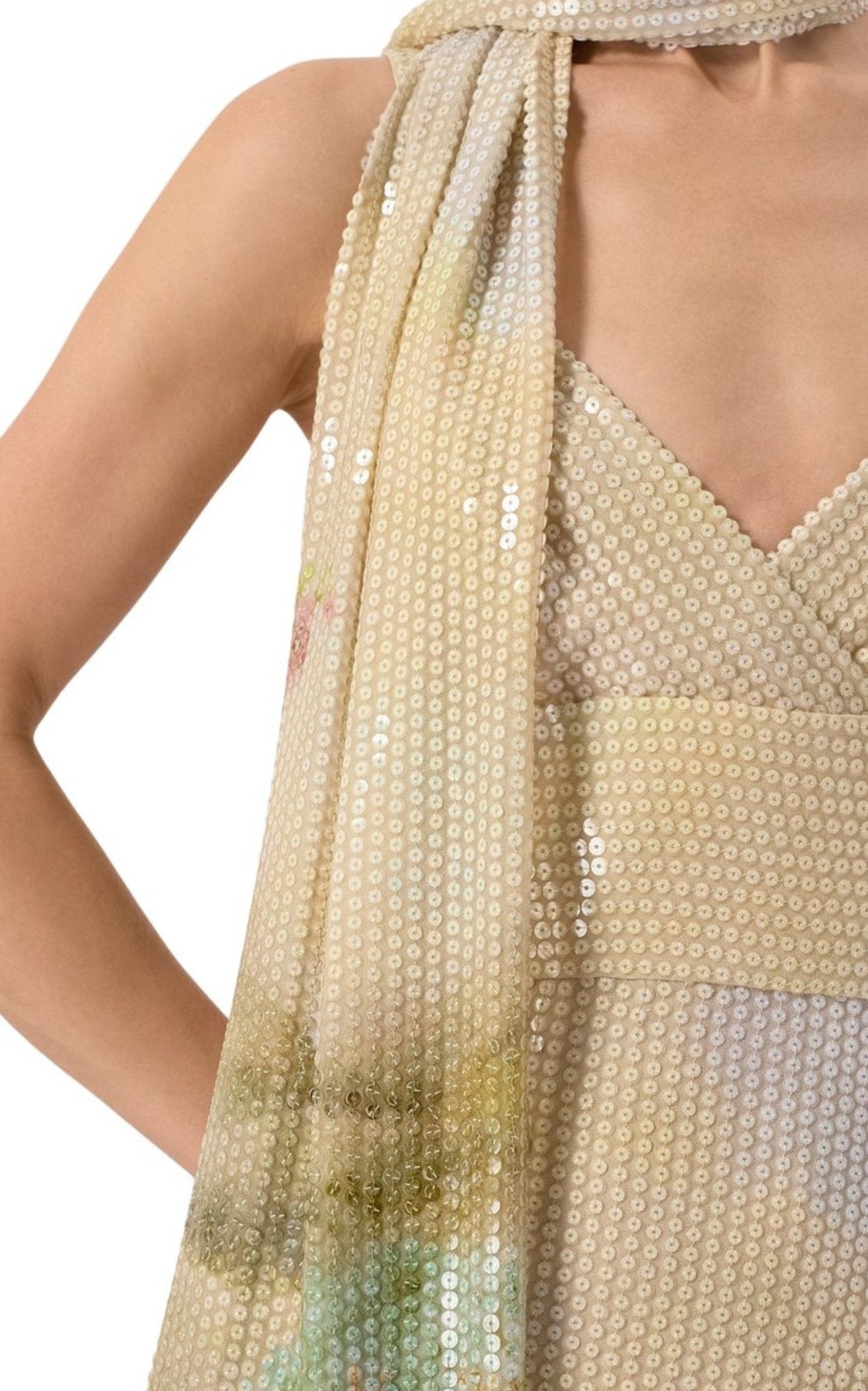 Elie Saab Oasis Sequin Printed Mermaid Gown - Runway Catalog