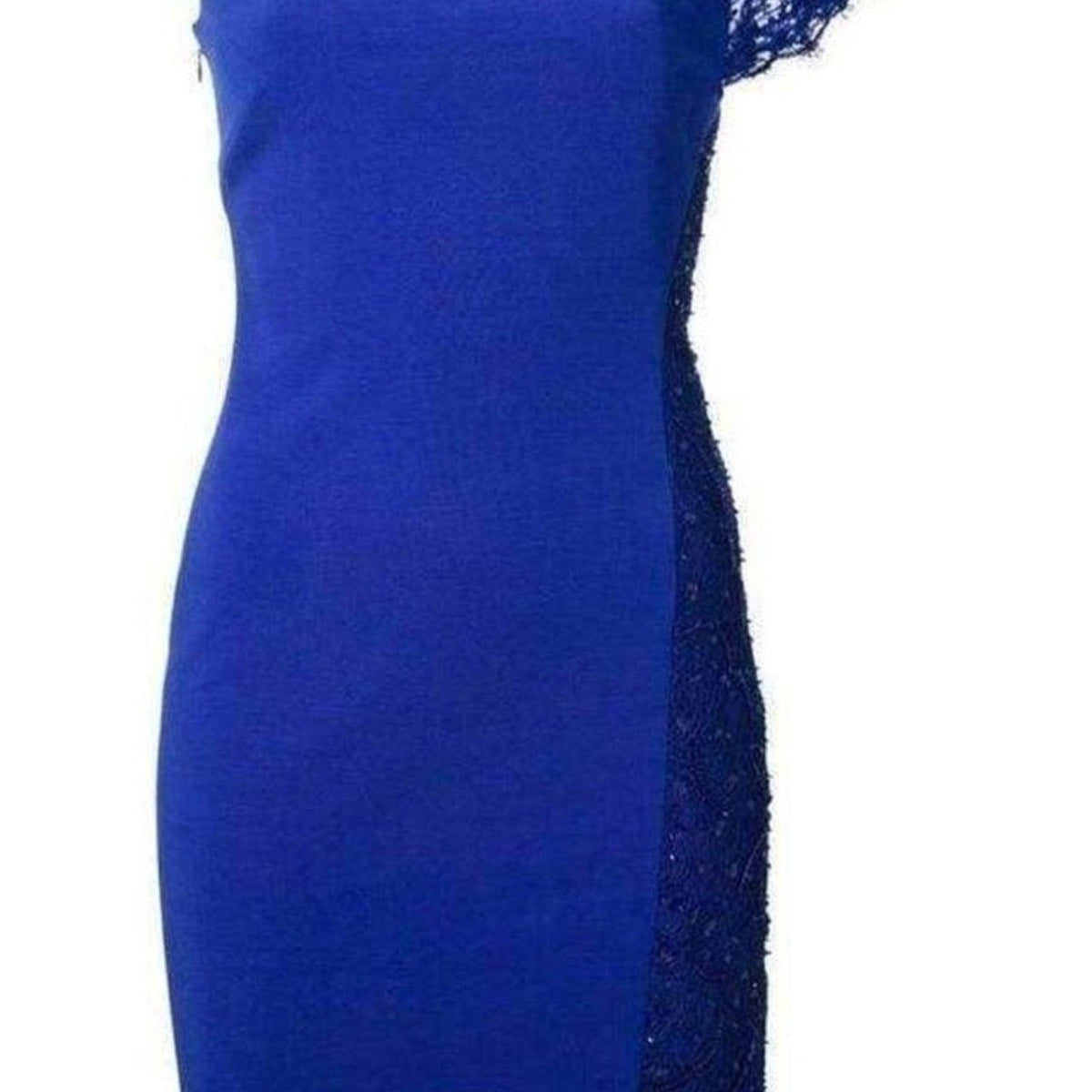 Emilio Pucci Cobalt Blue One Shoulder Silk Blend Dress – Runway Catalog