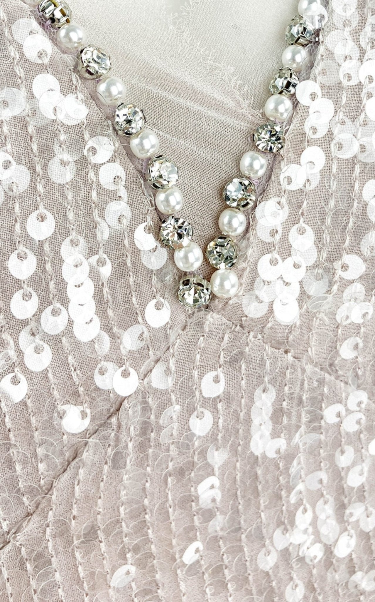 Erdem Denise Crystal Embellished Sequin Midi Dress - Runway Catalog