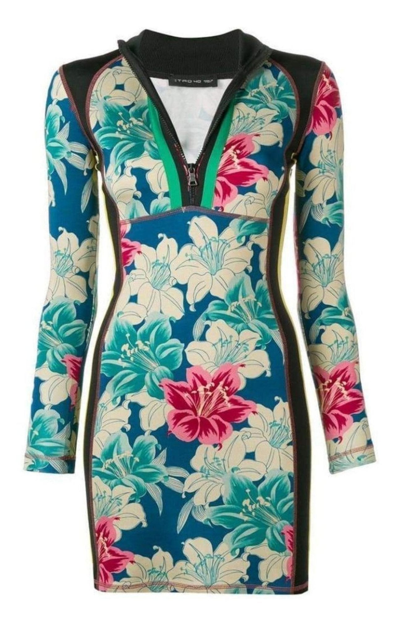 Etro Multicolor Floral Dress - Runway Catalog