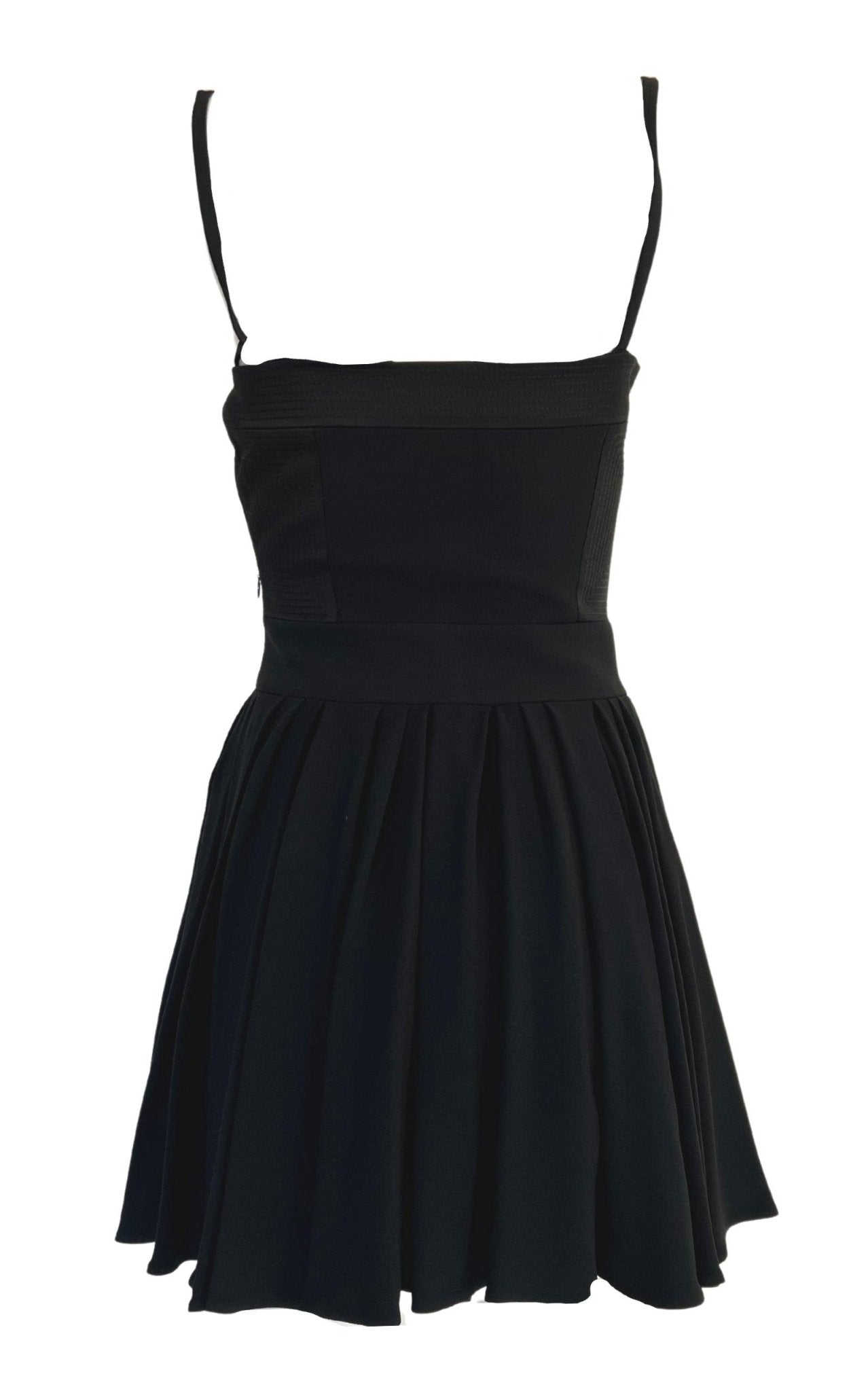 Fausto Puglisi Sweetheart Neckline Crepe Skater Dress - Runway Catalog