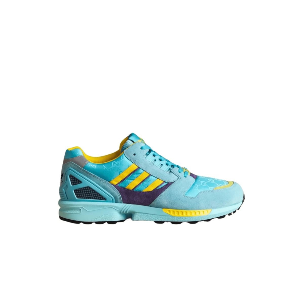 Gucci Adidas ZX 8000 Two Tone Suede Sneakers - Runway Catalog