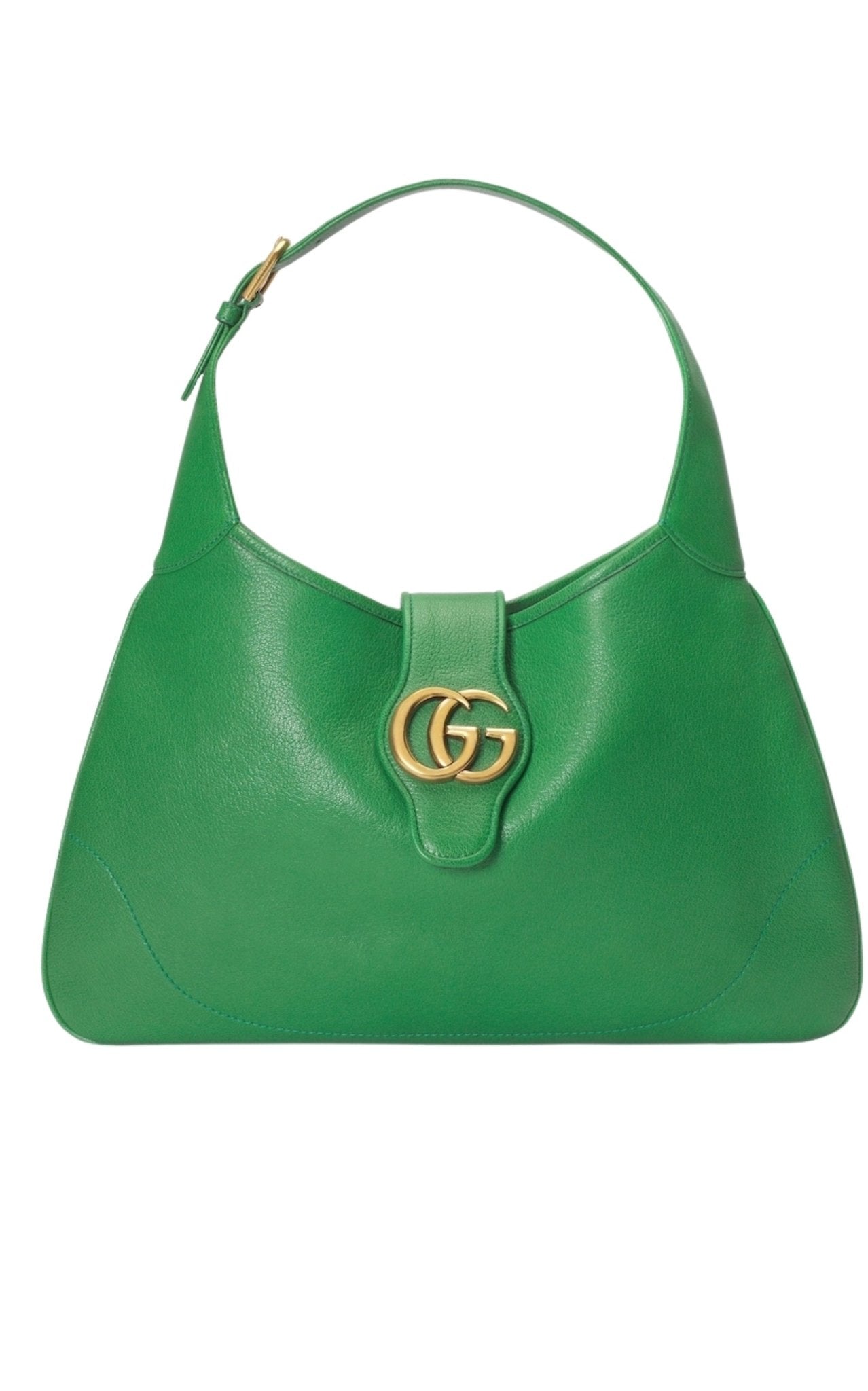 Gucci Aphrodite Green Leather Hobo Shoulder Bag - Runway Catalog