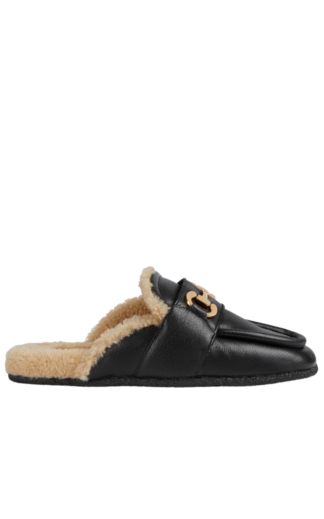 Gucci Ariel Horsebit Fur Slippers Mules - Runway Catalog