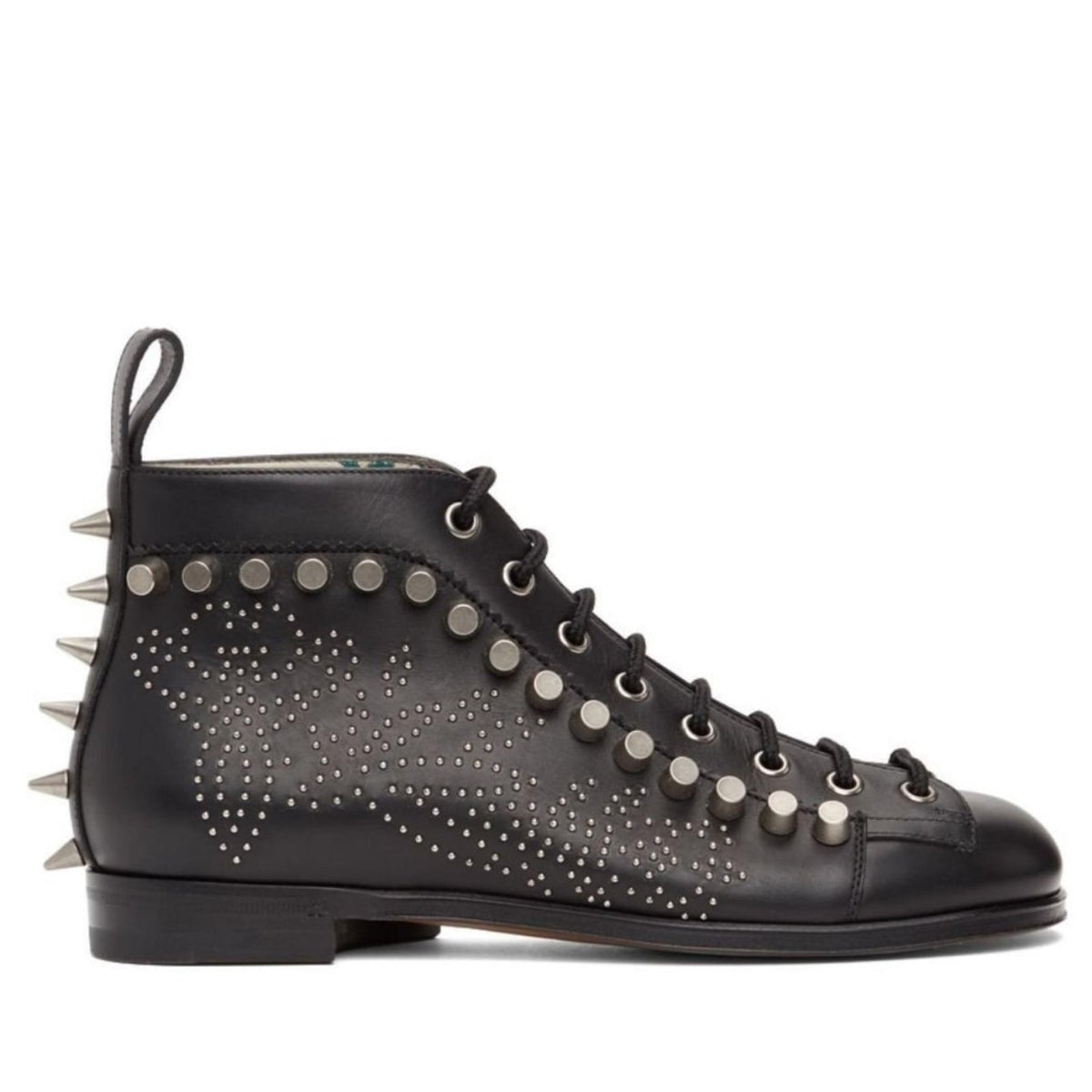 Gucci Black Brogue Detail Boots