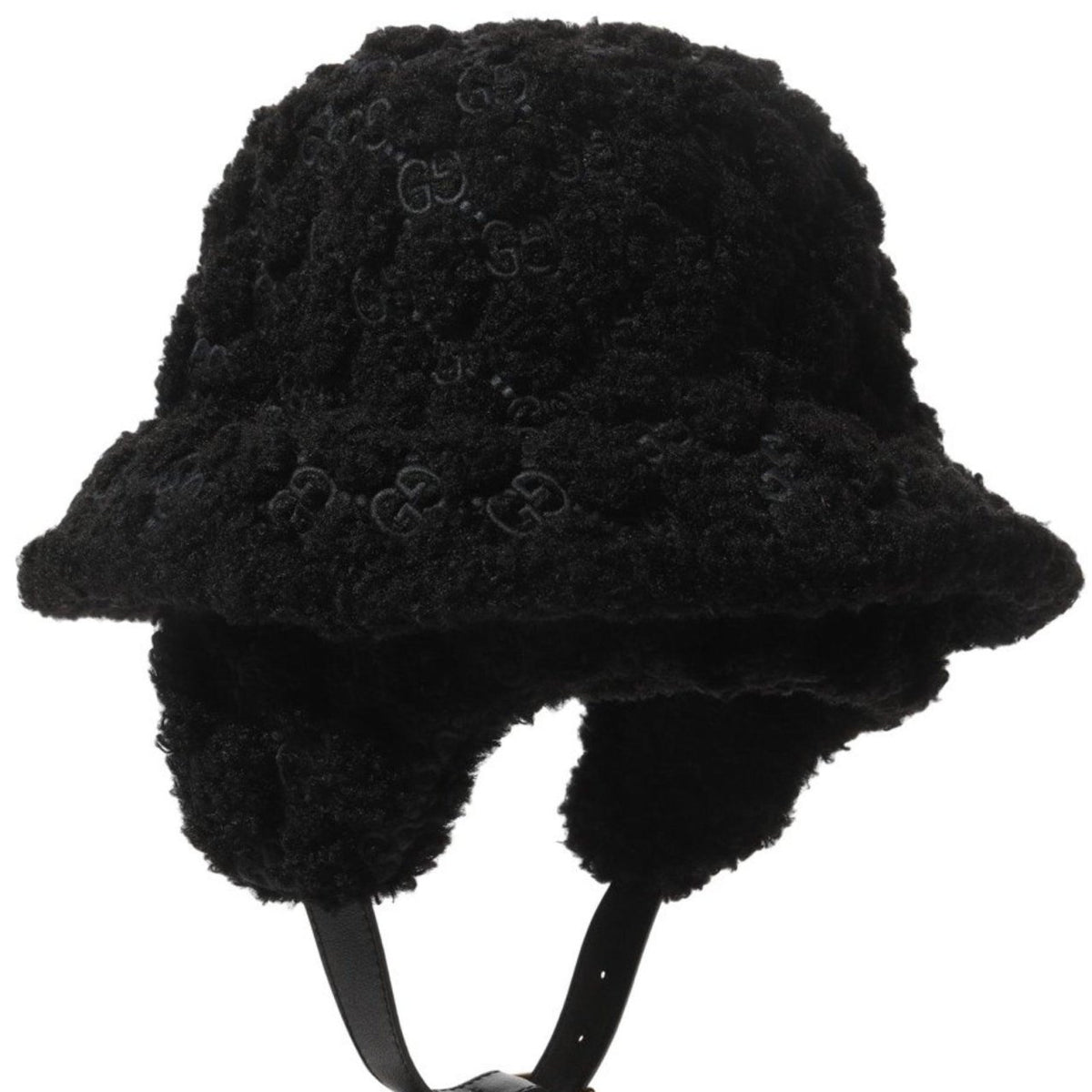 Upcycled Gucci Black Fur Earmuffs Stylish Ear Muffs for Winter Fashion | TikTok main image 3