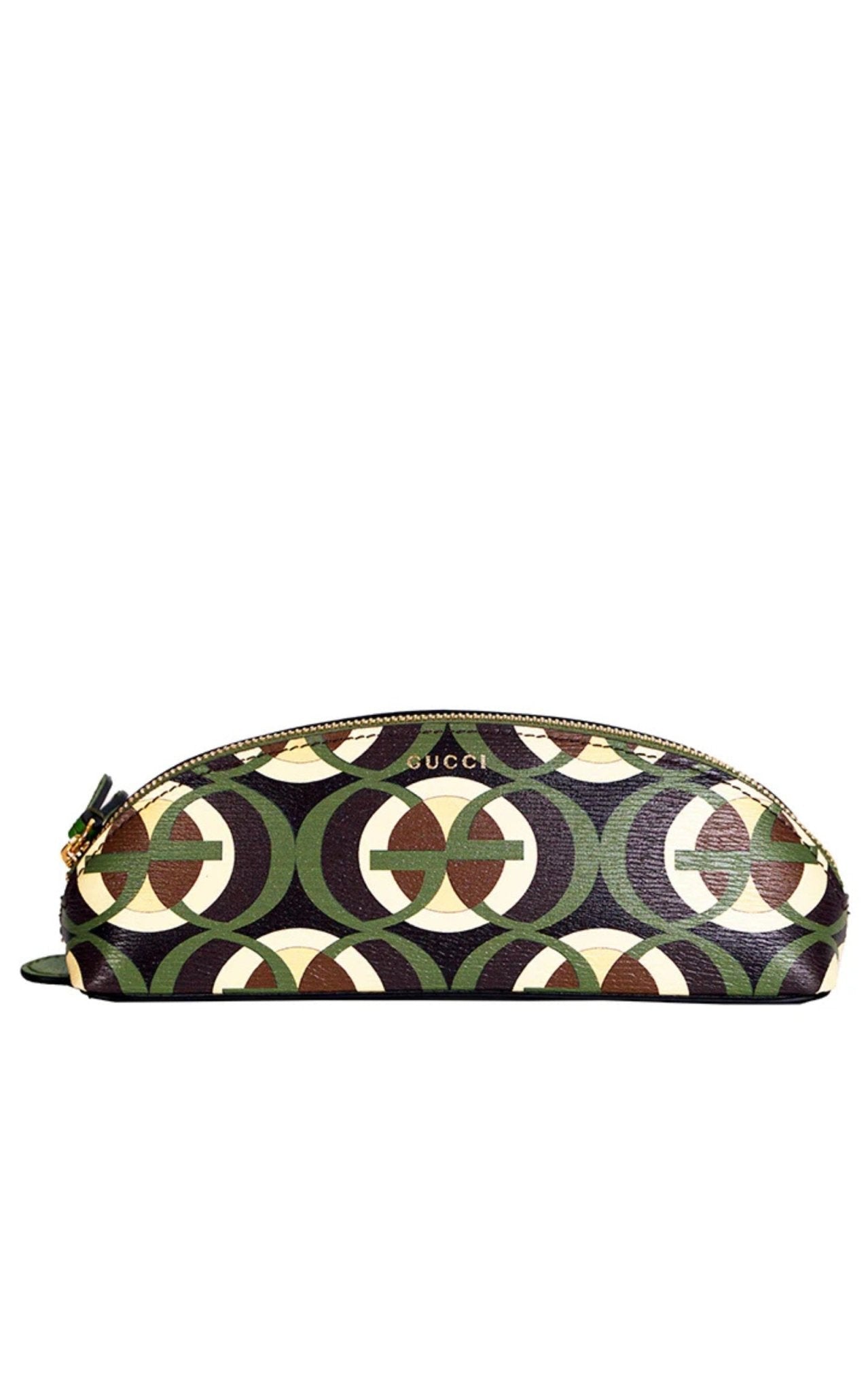 Gucci Calfskin GG Cascade Demetra Makeup Bag