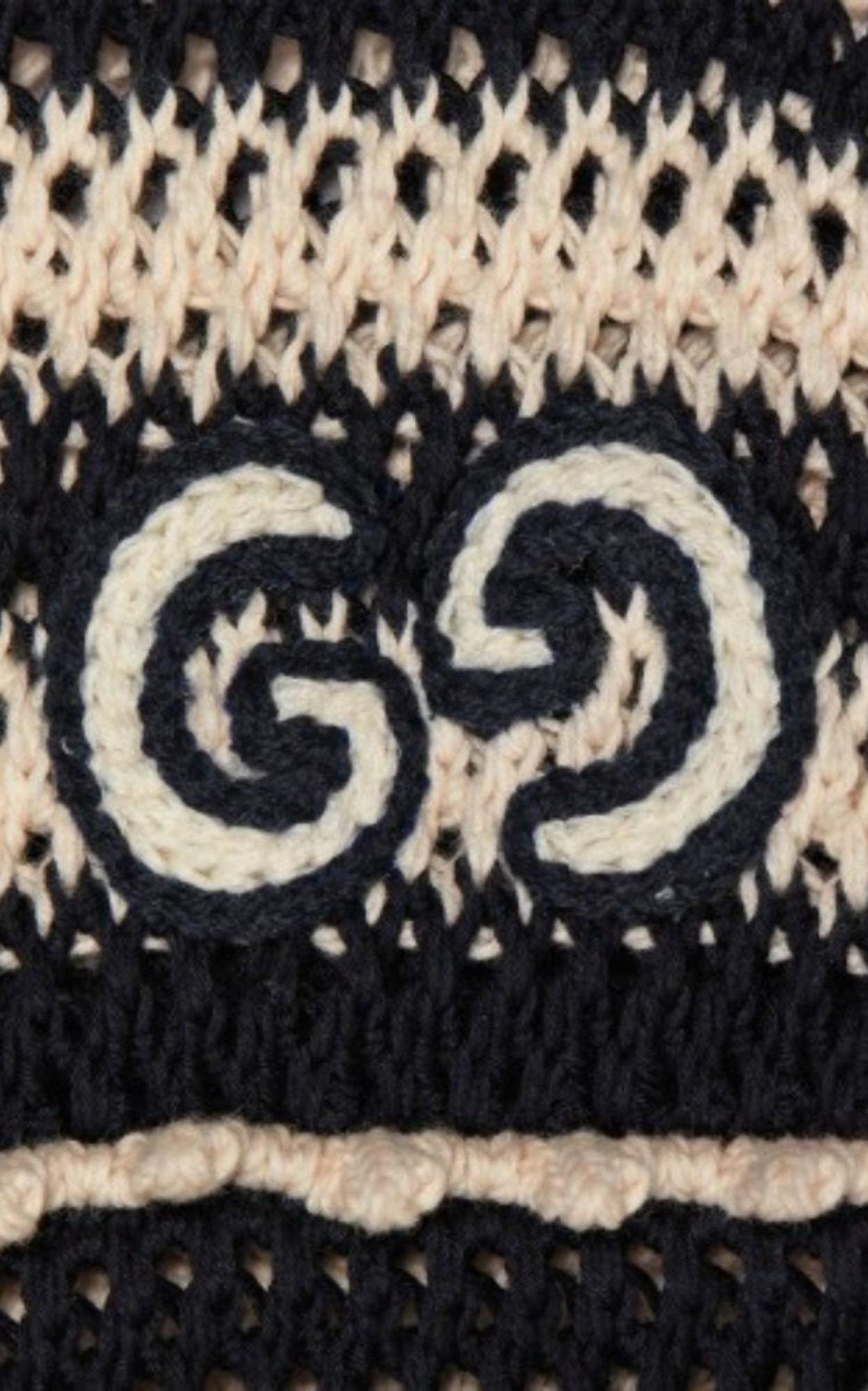 Gucci Crochet - knit Cotton Short Dress - Runway Catalog