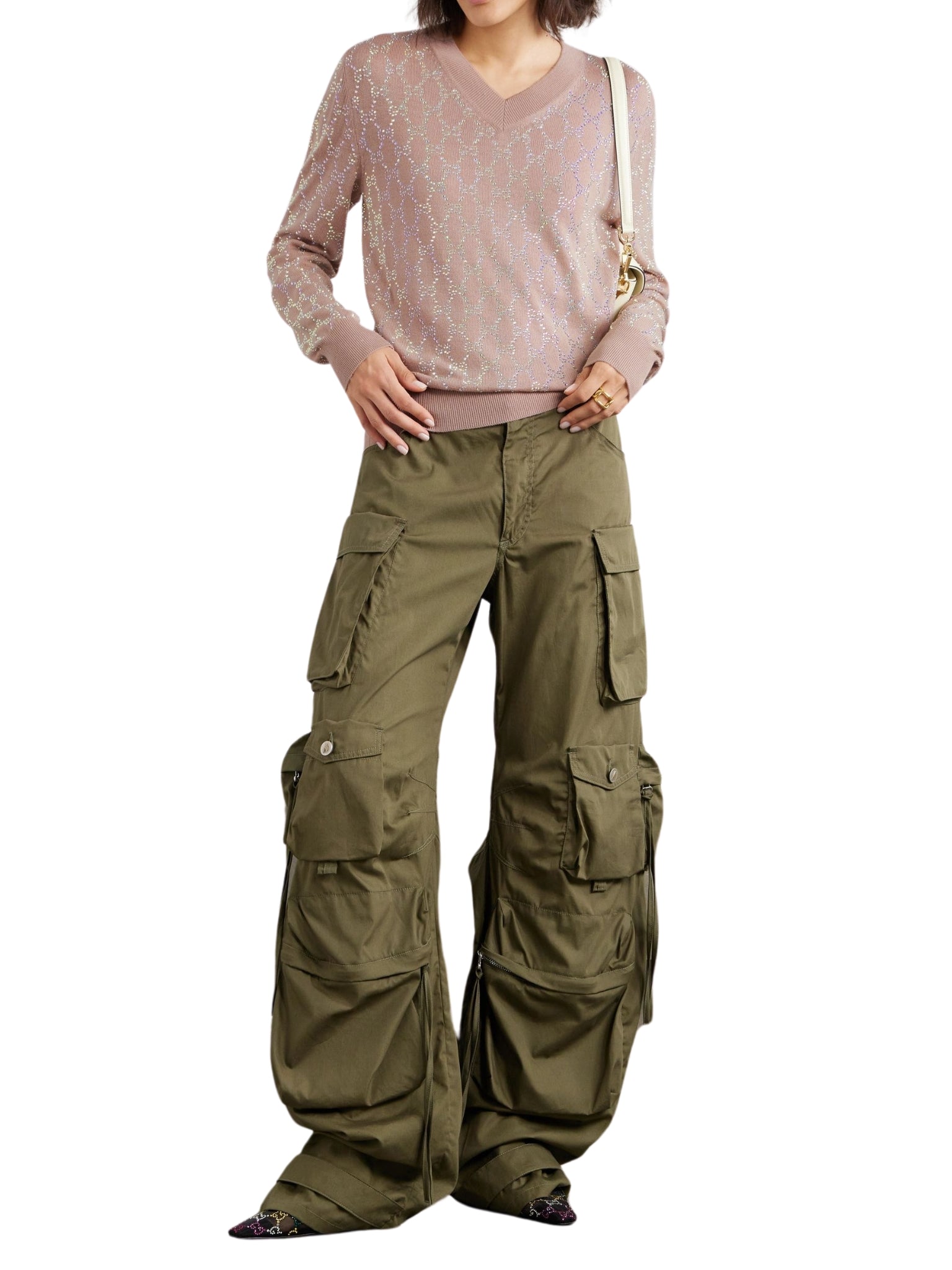 Gucci Crystal – verzierter Wollpullover – Laufsteg-Katalog