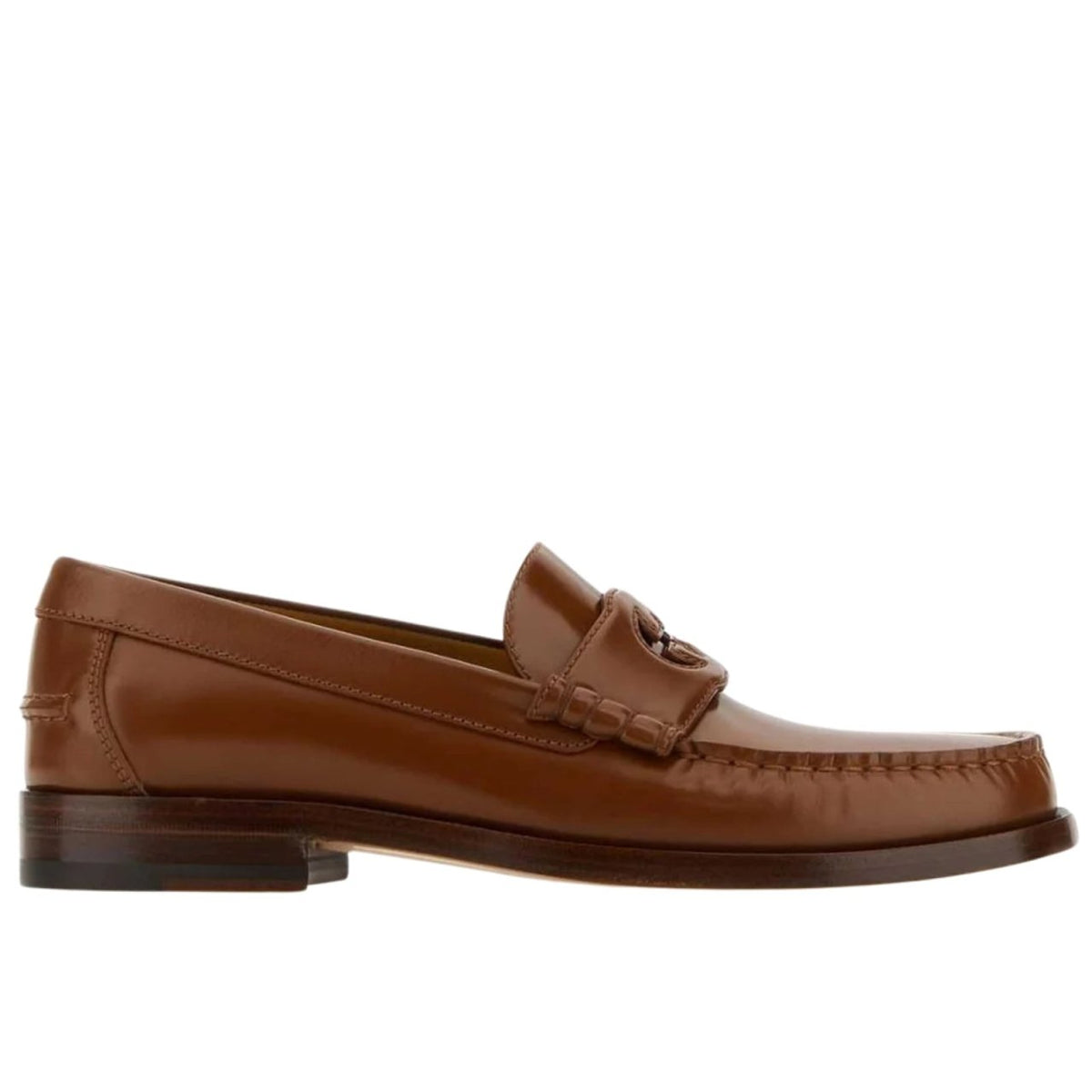 Brand New Gucci Men’s GG Supreme Clove Calf Soft Loafers Brown Size 7 (US 7.5) Gucci Soft Clove Calfskin GG Supreme Monogram Mens  main image 2
