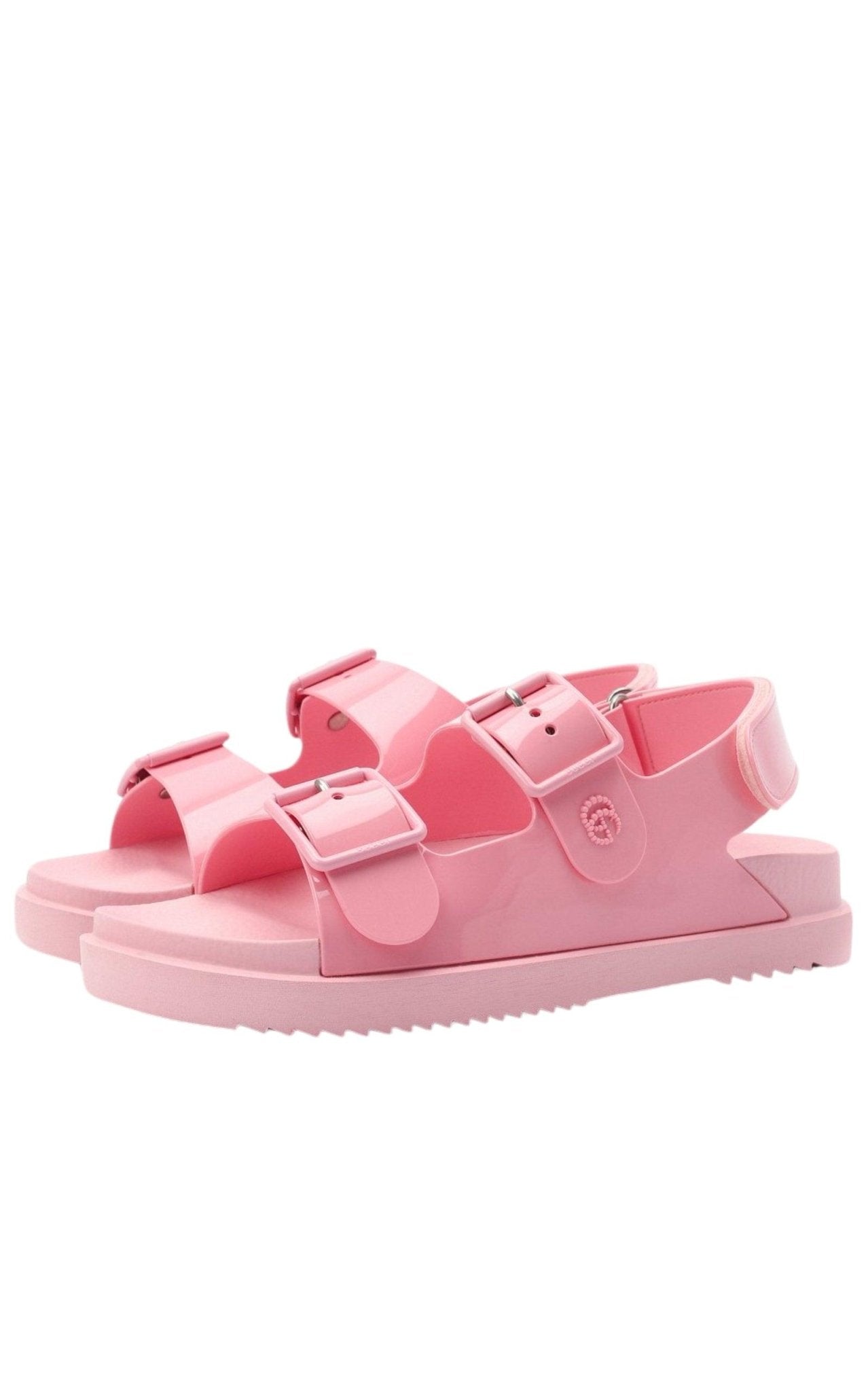 Gucci Double G Rubber Sandals - Runway Catalog