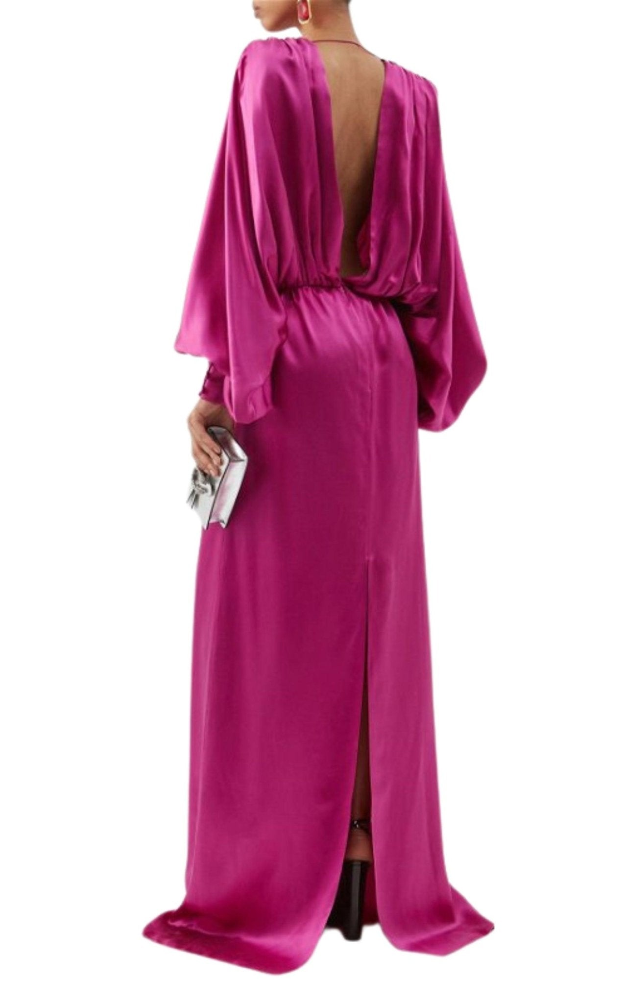 Gucci Draped Silk - blend Satin Gown Dress - Runway Catalog