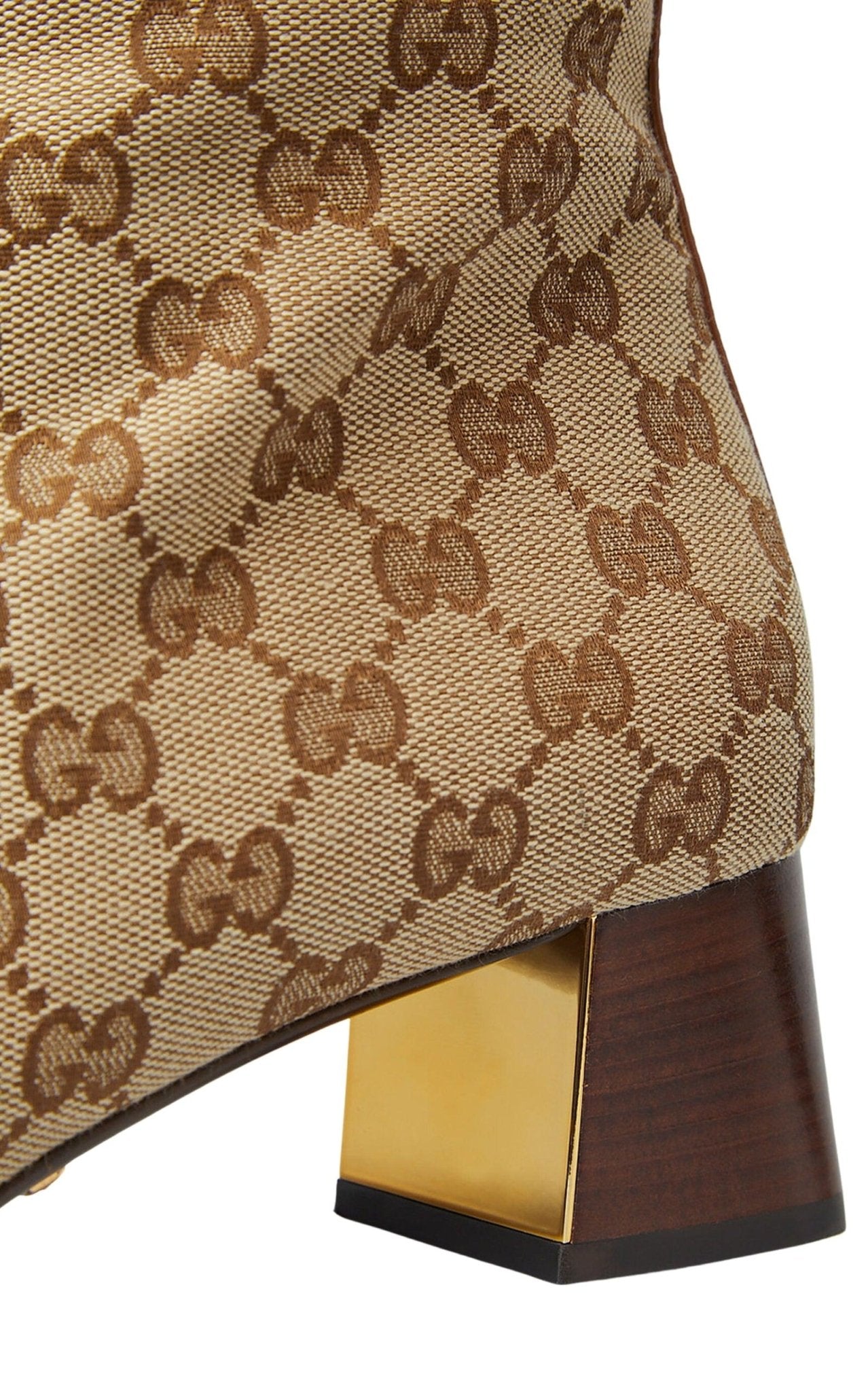 Gucci Ellis GG - Monogram Canvas Knee - High Boots - Runway Catalog