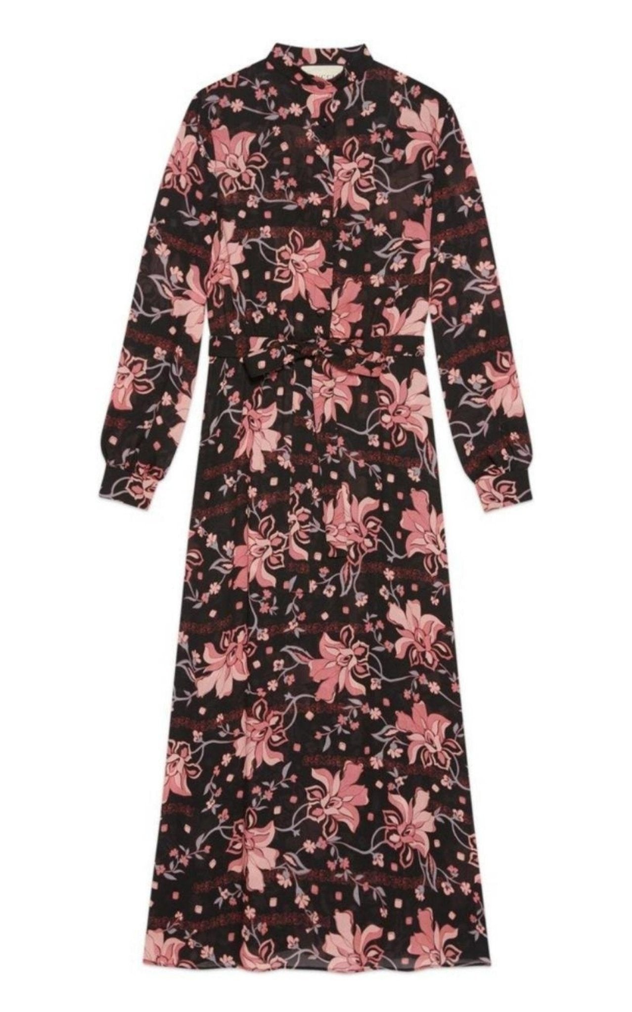 Gucci Floral - print Long Dress - Runway Catalog