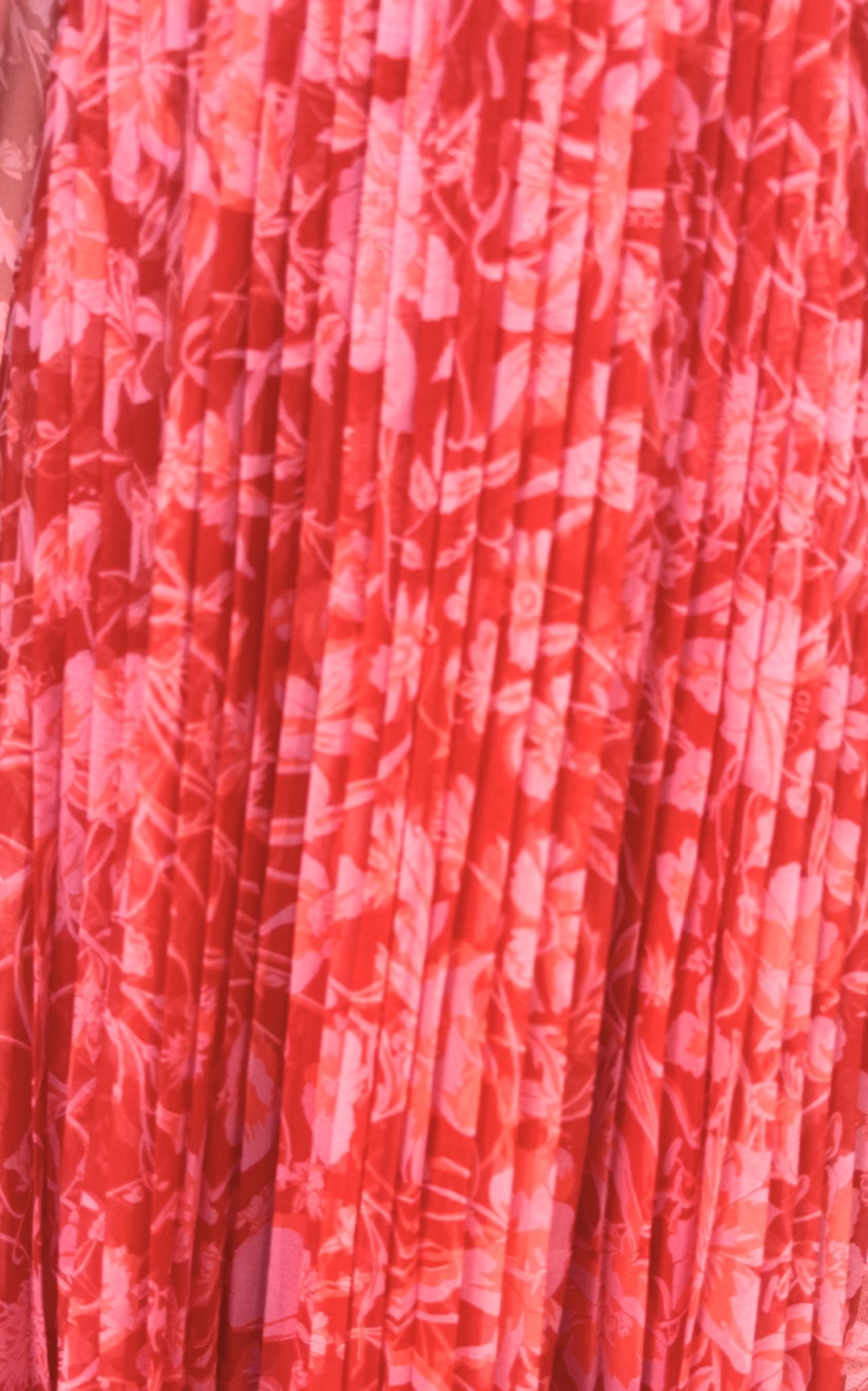 Gucci Floral Silk Chiffon Maxi Dress with Pleated Skirt - Runway Catalog