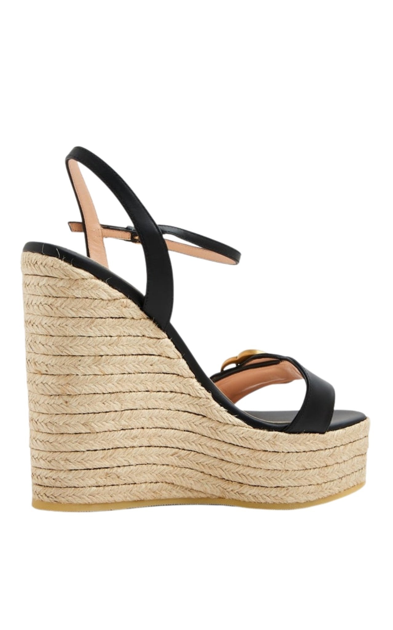 Gucci GG Espadrille Wedge Sandals - Runway Catalog
