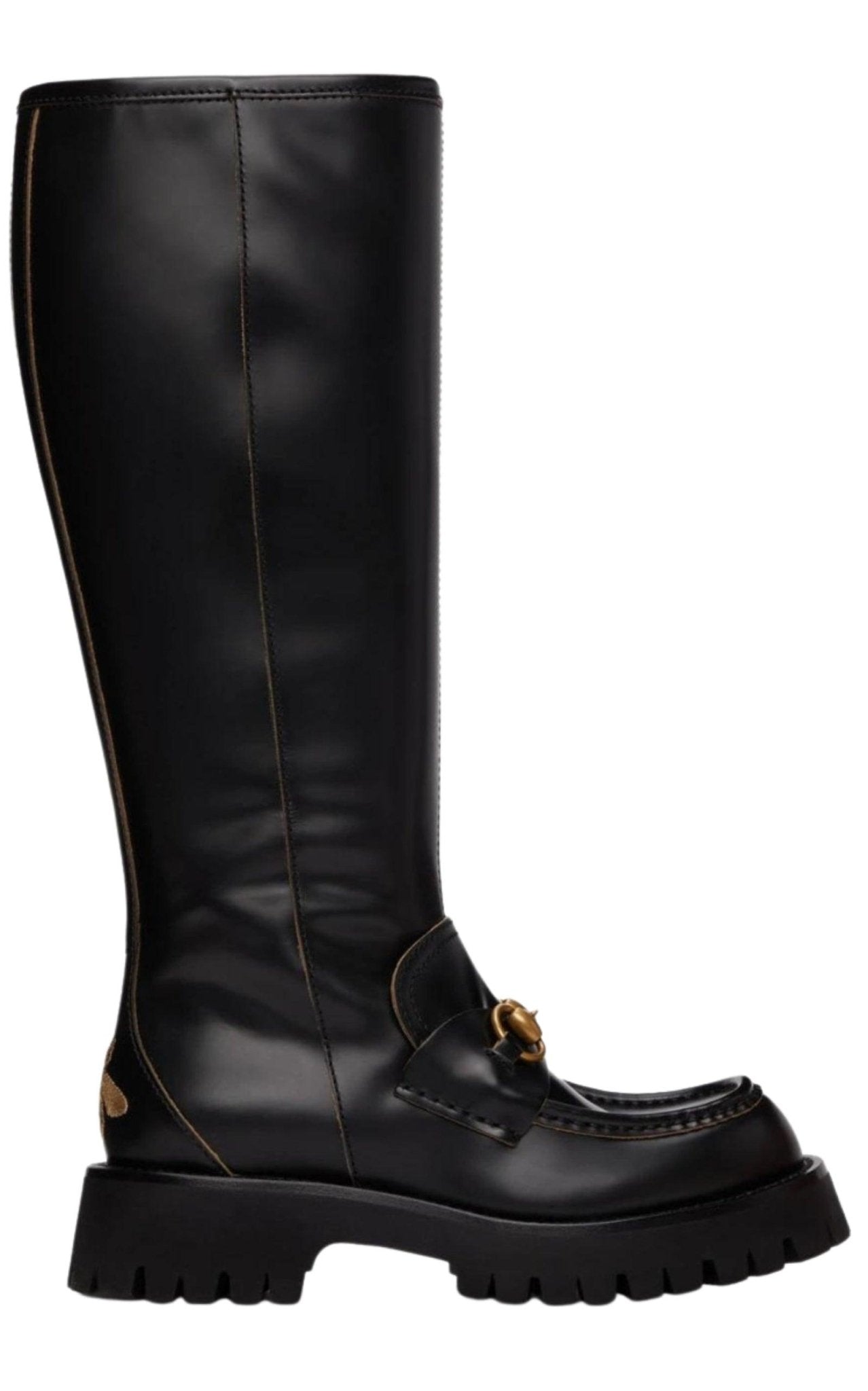 Gucci Horsebit Detail Knee-high Boots