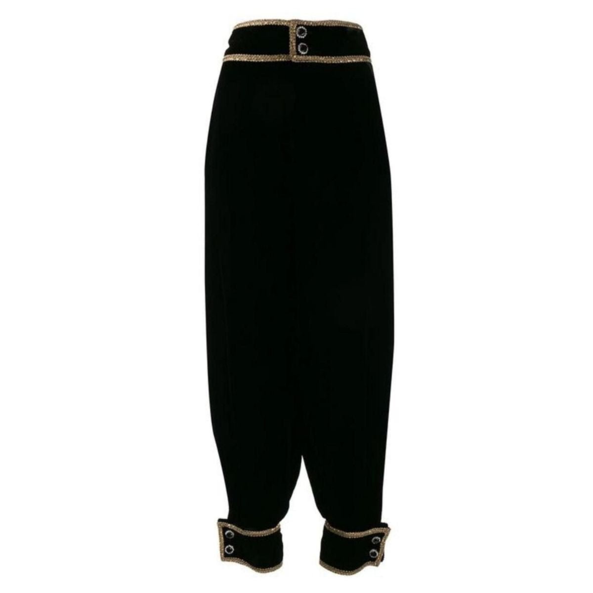 Gucci Jewel - embellished Cotton Trousers - Runway Catalog