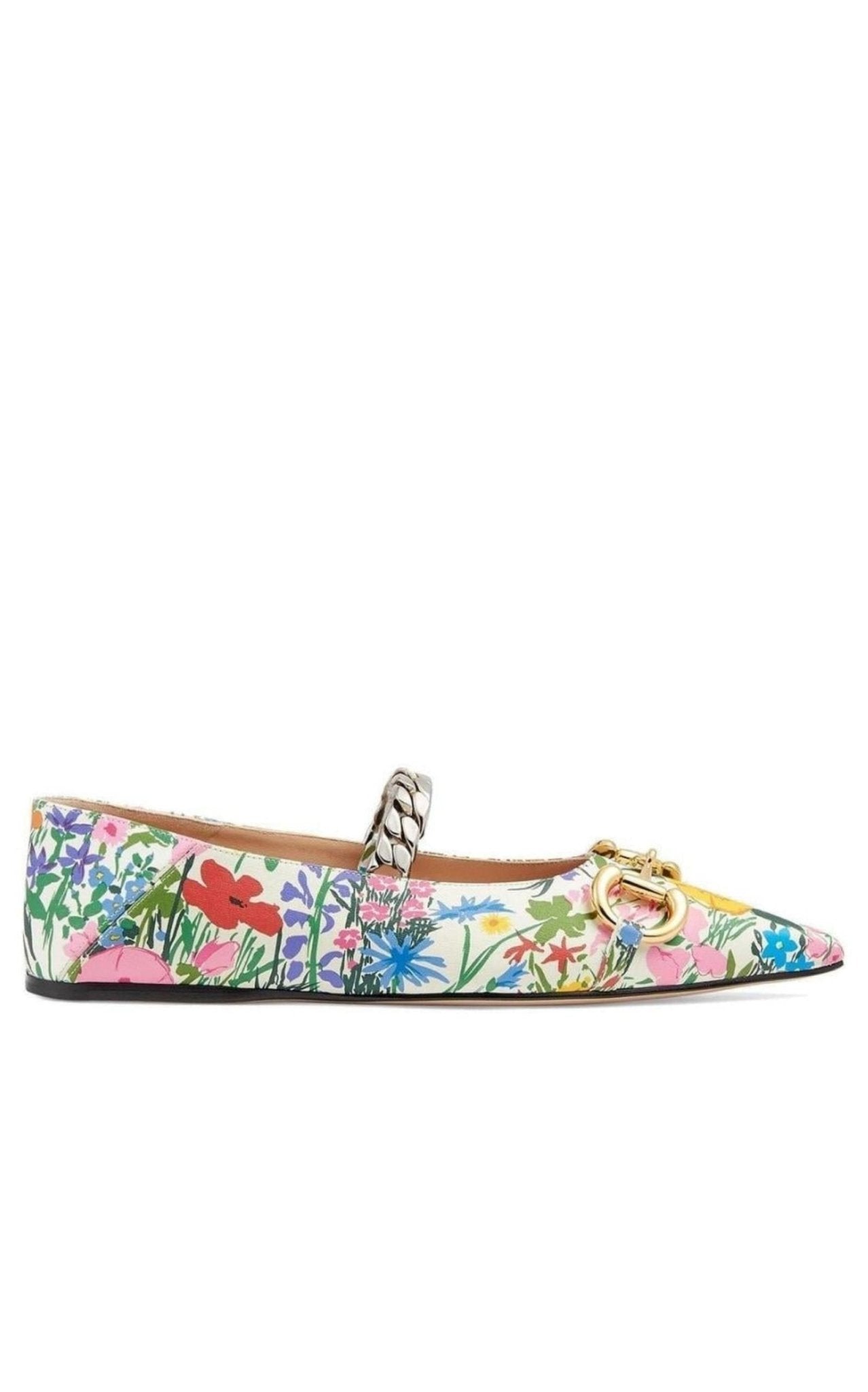 Gucci Ken Scott Floral Ballerina Shoes - Runway Catalog