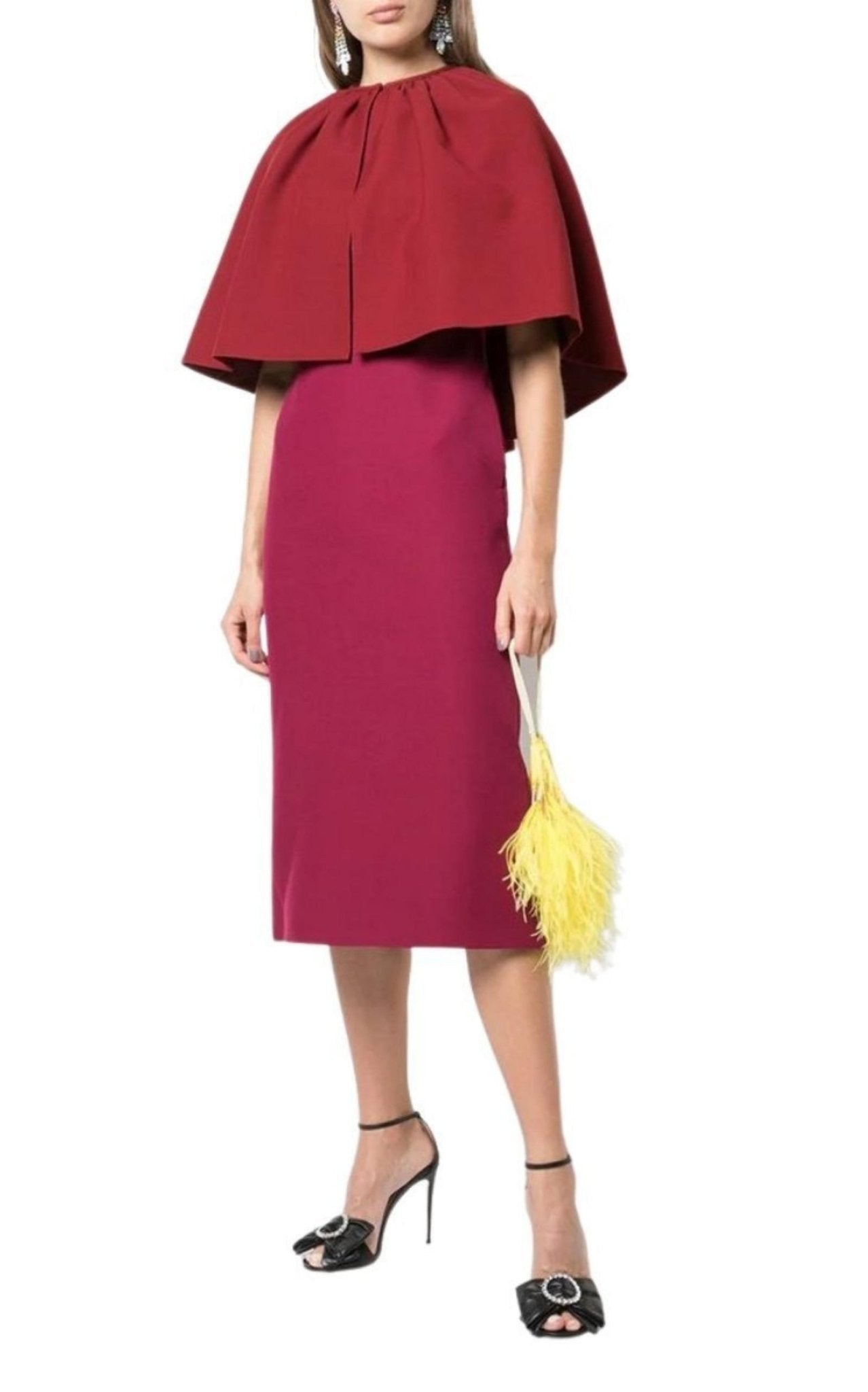 Gucci Layered Cape Dress - Runway Catalog